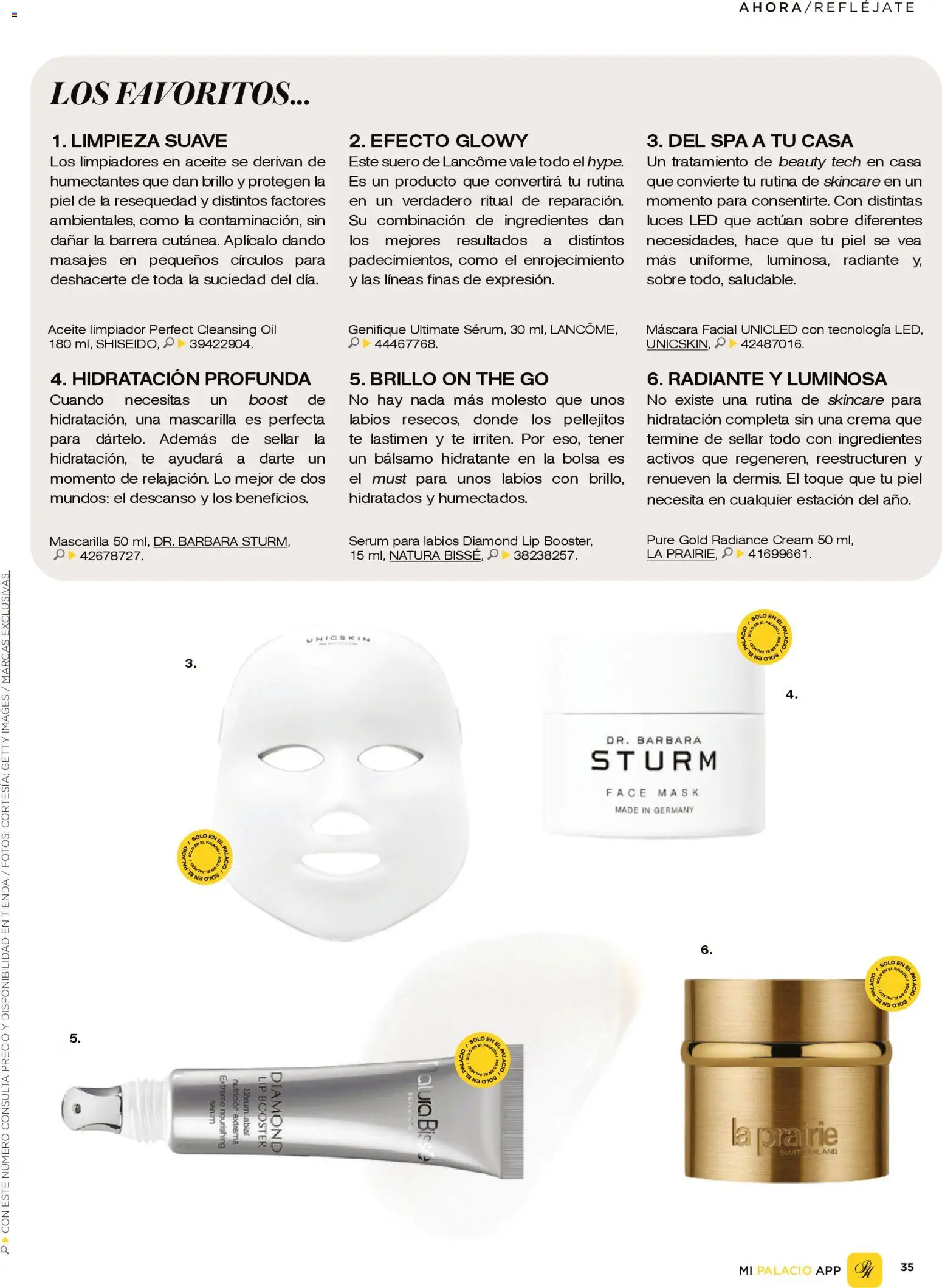 Nuevas ofertas de Palacio De Hierro válidas en toda la República Mexicana desde el 26.12.2025. ¡Encuentra las mejores ofertas en Palacio De Hierro catálogo! | Página: 37 | Productos: Brillo, Aceite, Limpiador, Radiante