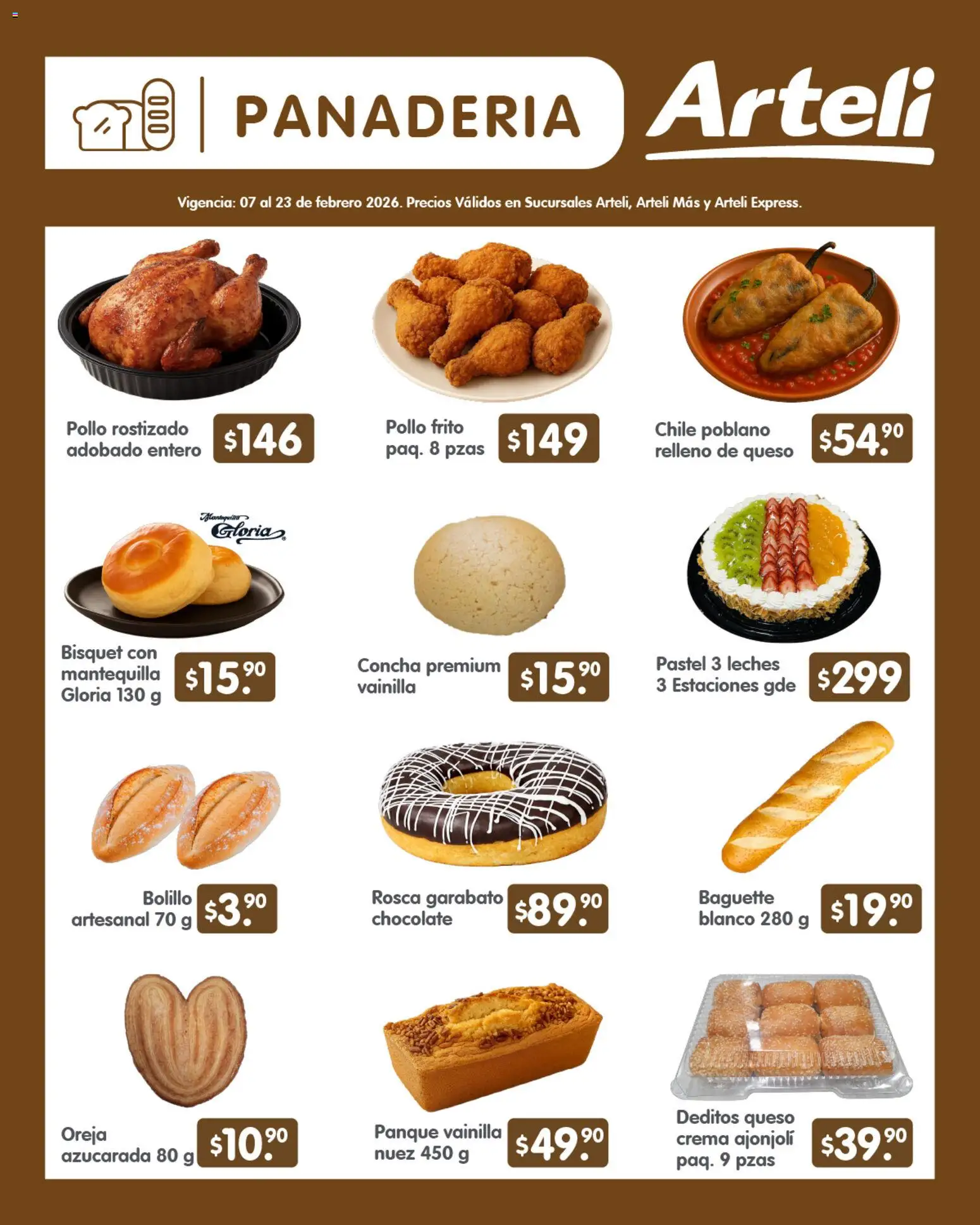Nuevas ofertas de Arteli válidas en toda la República Mexicana desde el 07.02.2026. ¡Encuentra las mejores ofertas en Arteli folleto Quincenal! | Página: 8