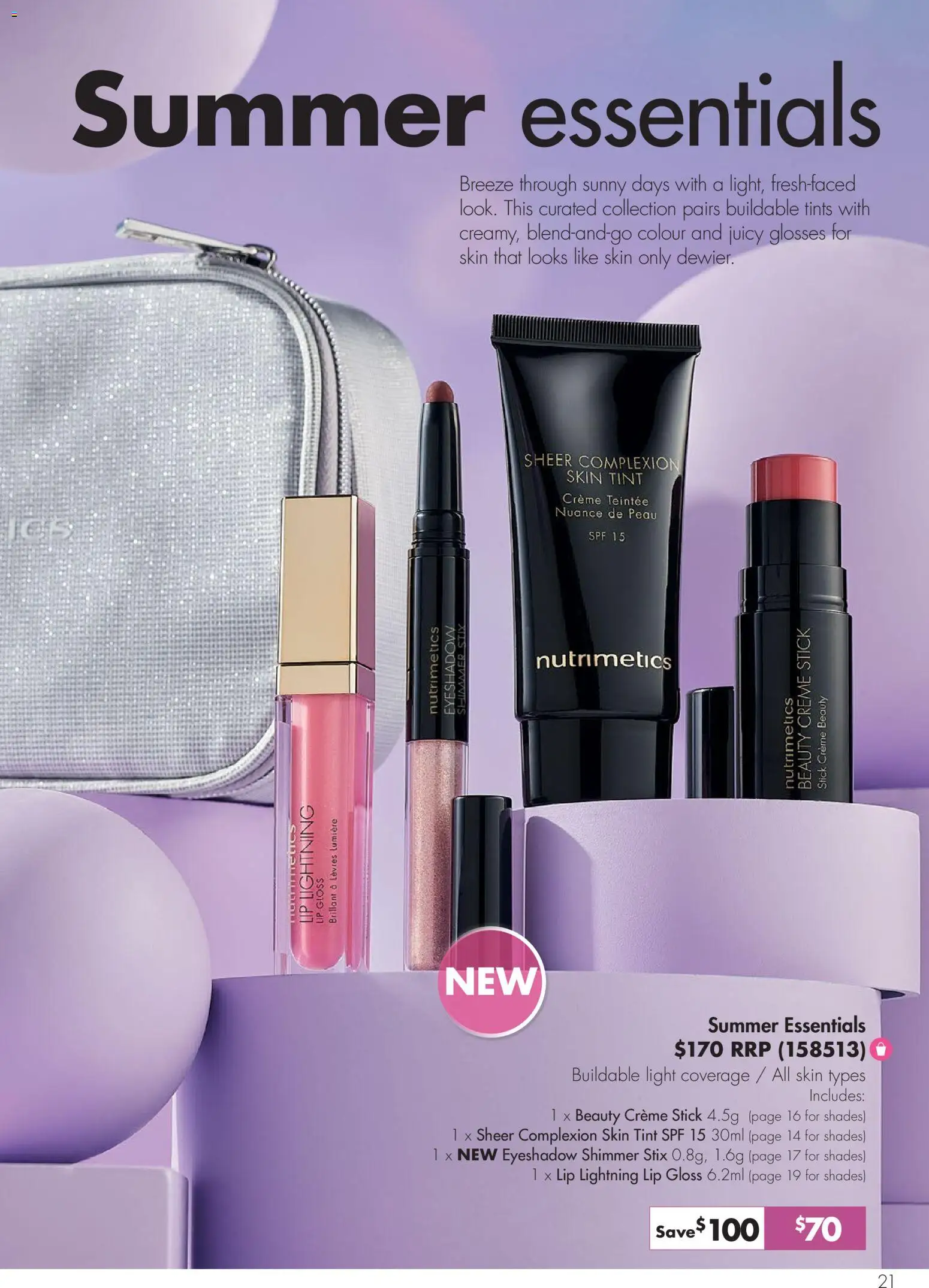 Nutrimetics catalogue - valid from 26.11.2025 | Page: 21 | Products: Light, Lip gloss