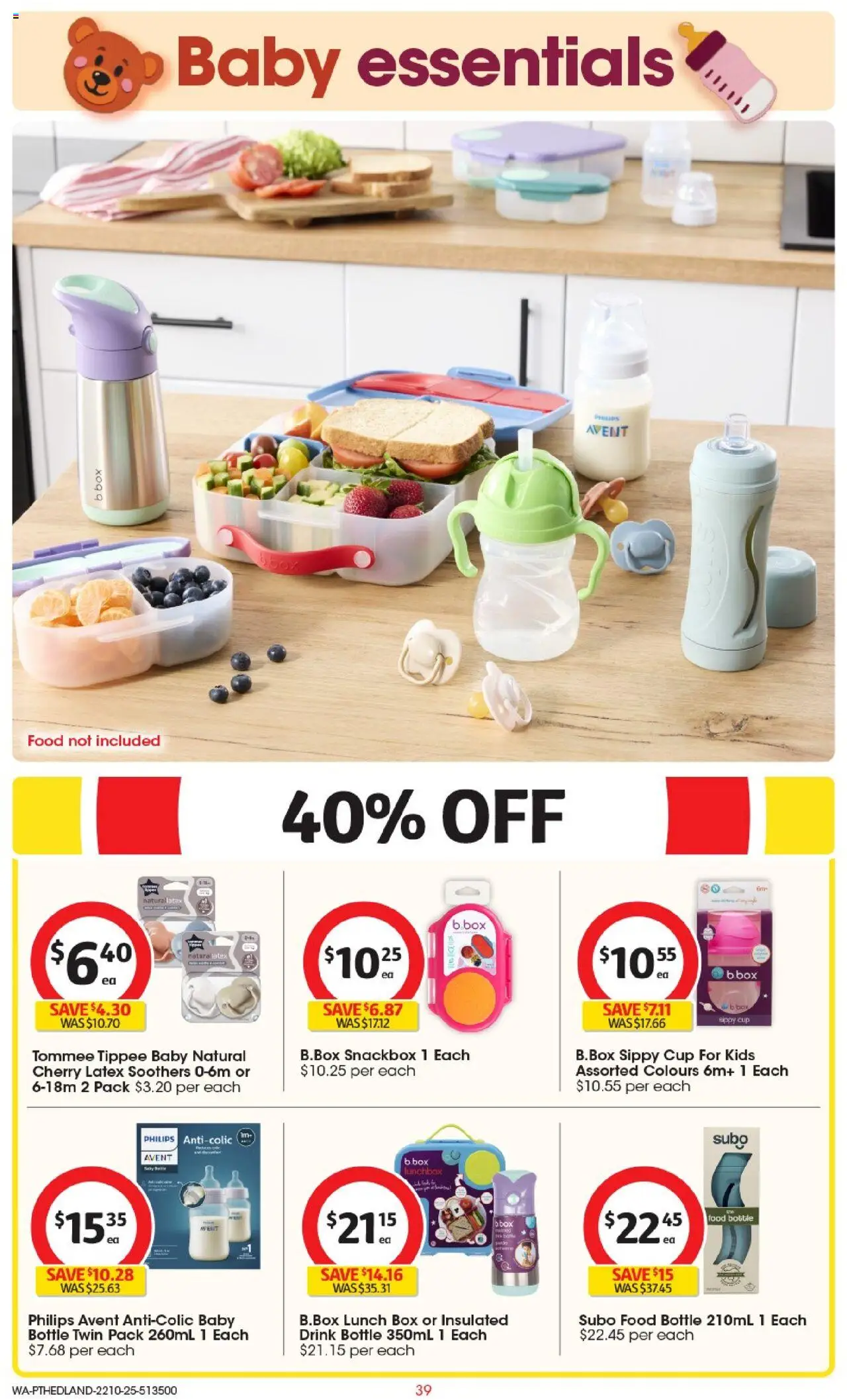 Coles catalogue - valid from 22.10.2025 | Page: 40 | Products: Box