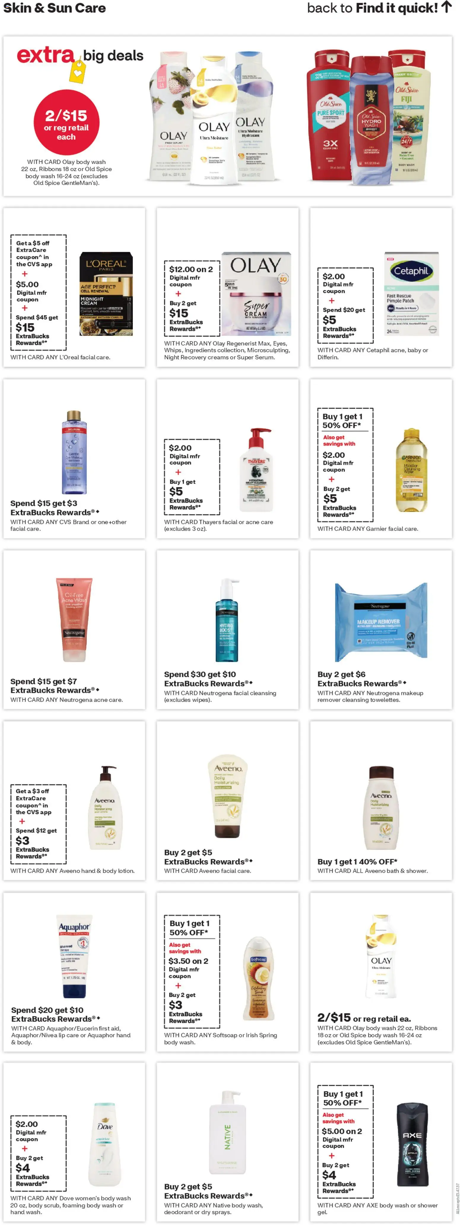 CVS Pharmacy Weekly Ad - ME - valid from 09.11.2025 | Page: 12 | Products: Axe, Ribbons, Shower, Butter