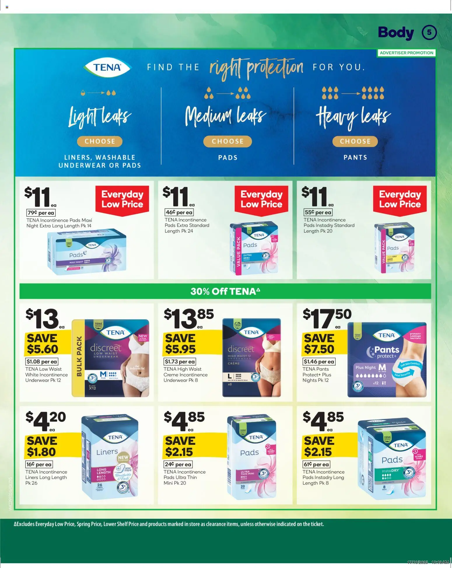 Woolworths catalogue - valid from 29.10.2025 | Page: 6 | Products: Shelf, Light, Pants, Underwear