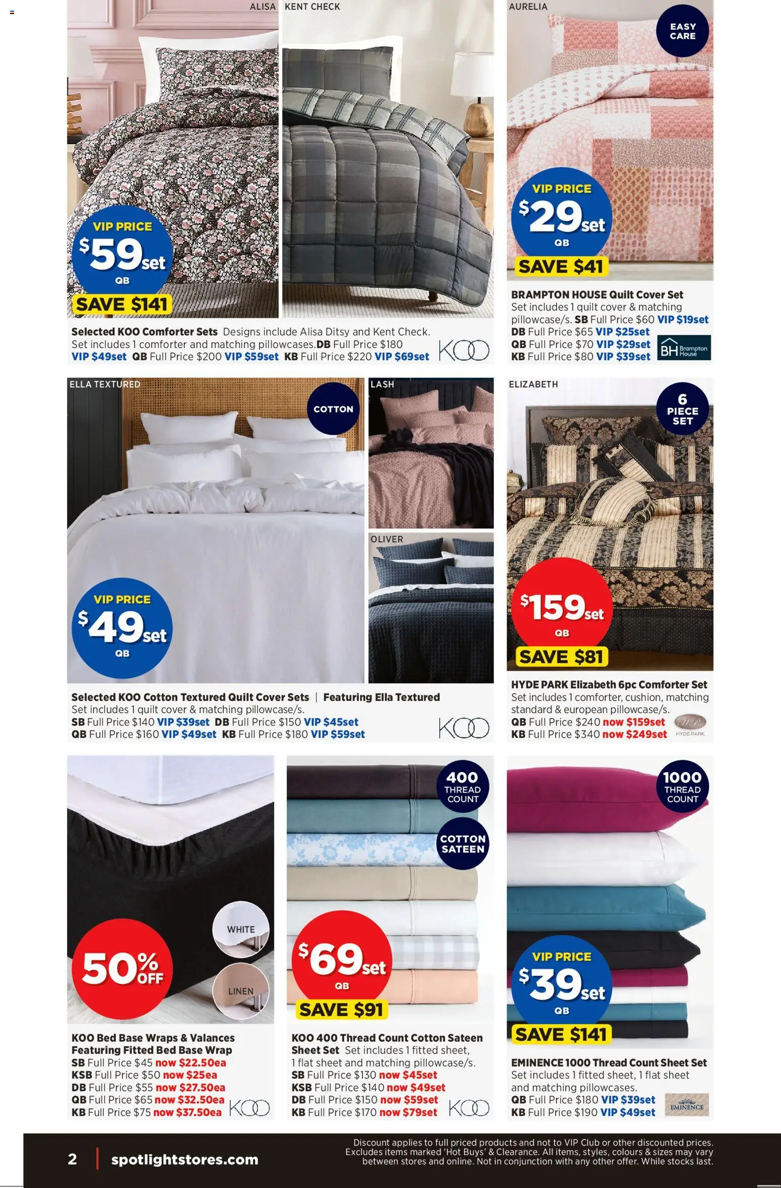 Spotlight catalogue - valid from 22.04.2026 | Page: 2 | Products: Linen, Bed