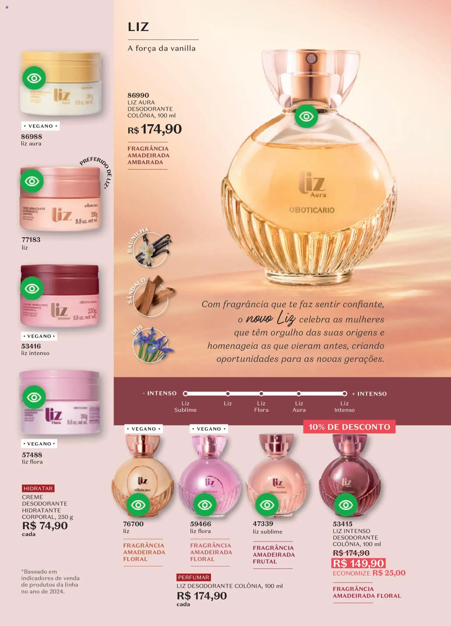 O Boticário Folheto - válido de 02.03.2026 | Página: 70 | Produtos: Fragrância, Desodorante, Creme