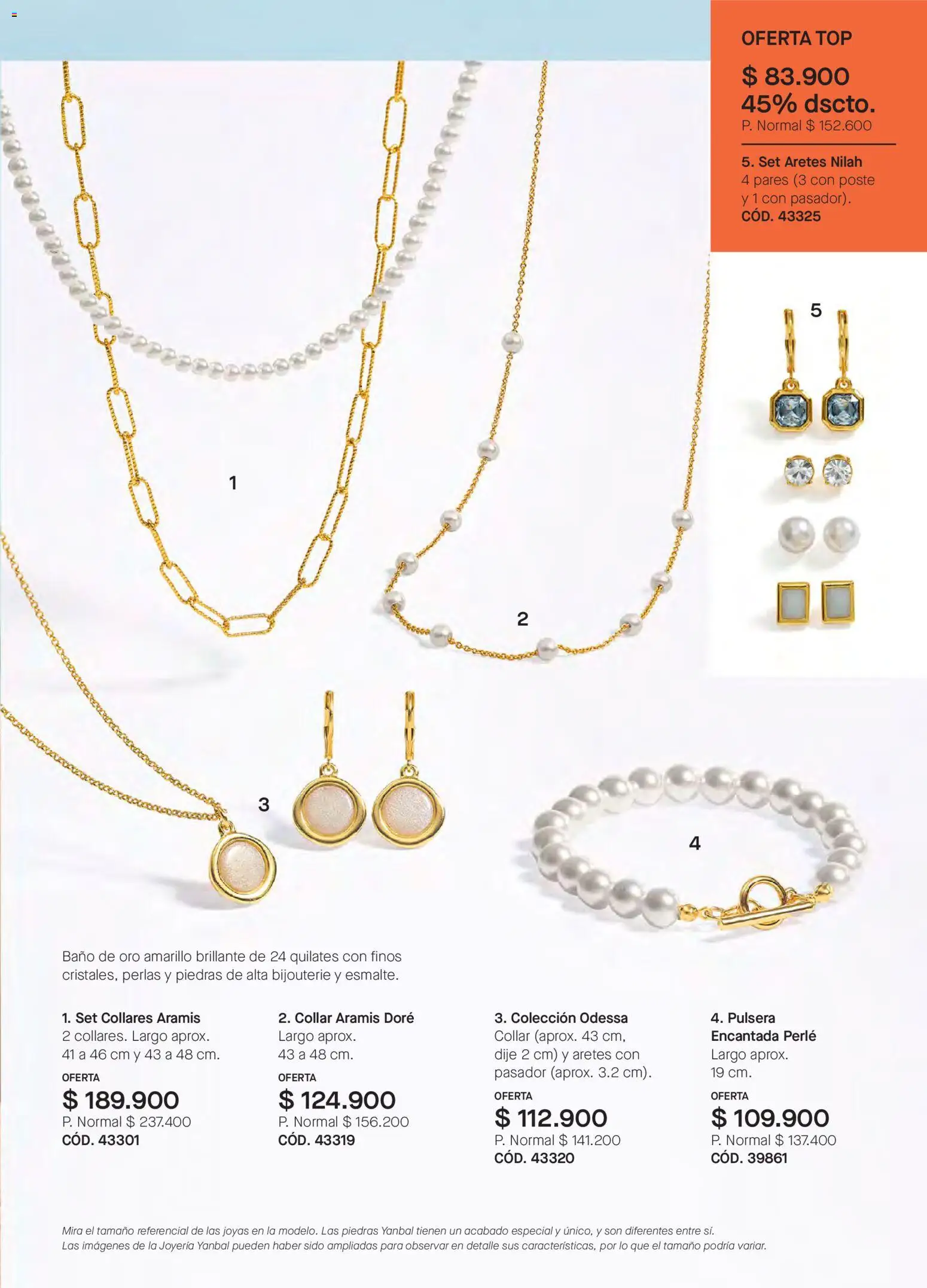 Yanbal revista - valida desde el 03.01.2026 | Página: 71 | Productos: Pulsera, Baño, Collar, Collares