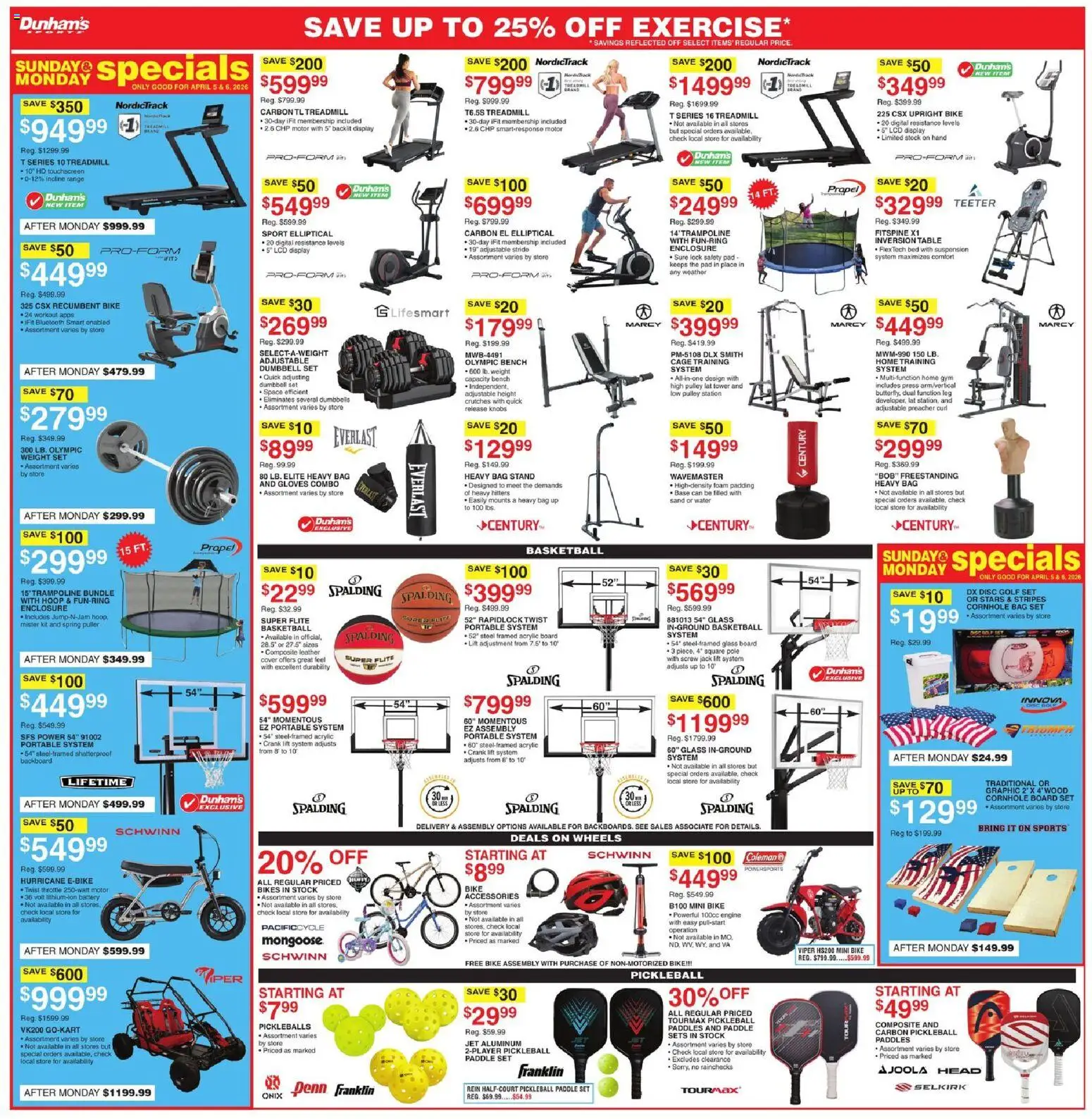 The new Dunham's Sports flyer is now online. See all April offers on your mobile and save! | United States