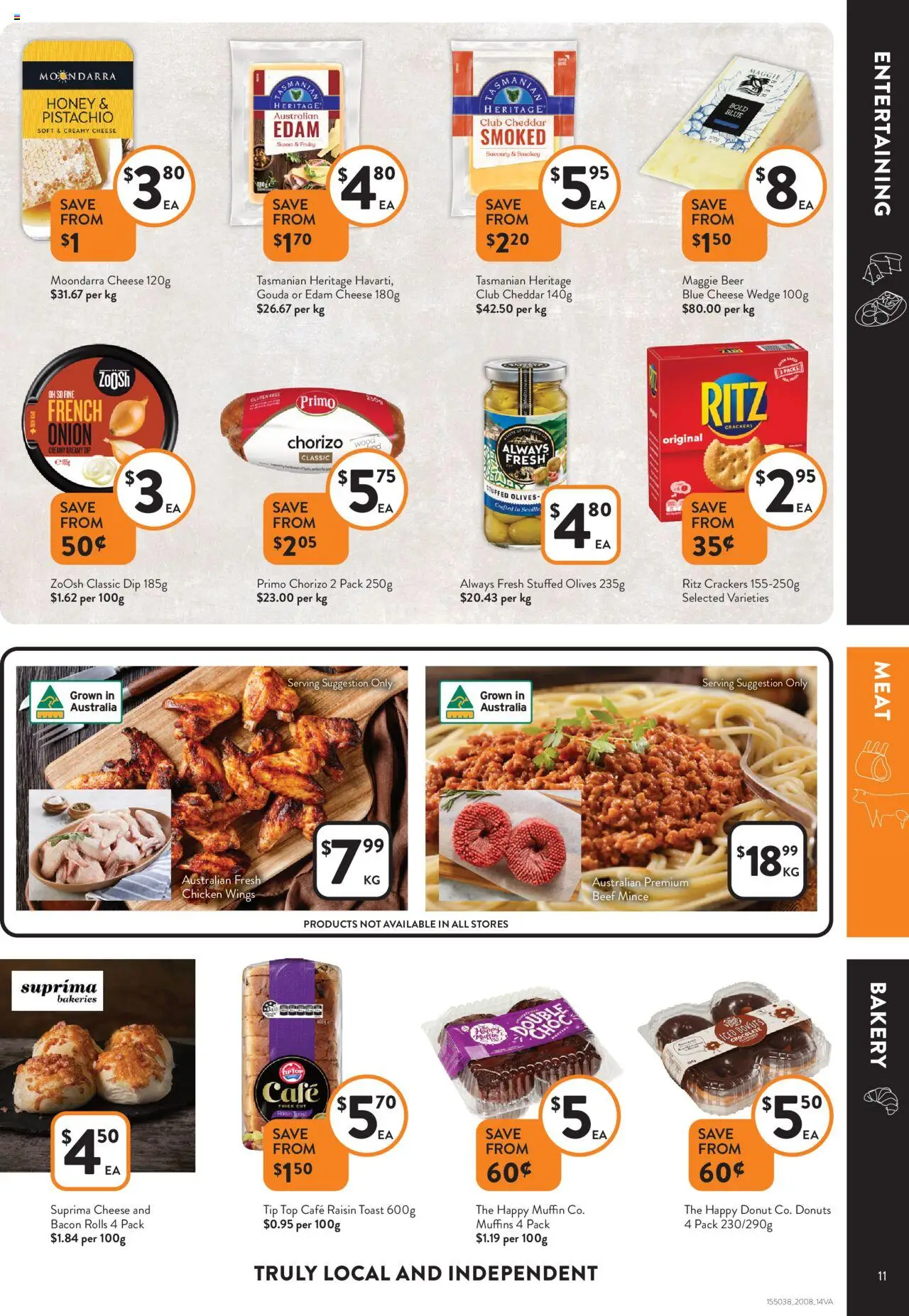 Foodworks catalogue - valid from 20.08.2025 | Page: 11 | Products: Beer, Meat, Olives, Bakery