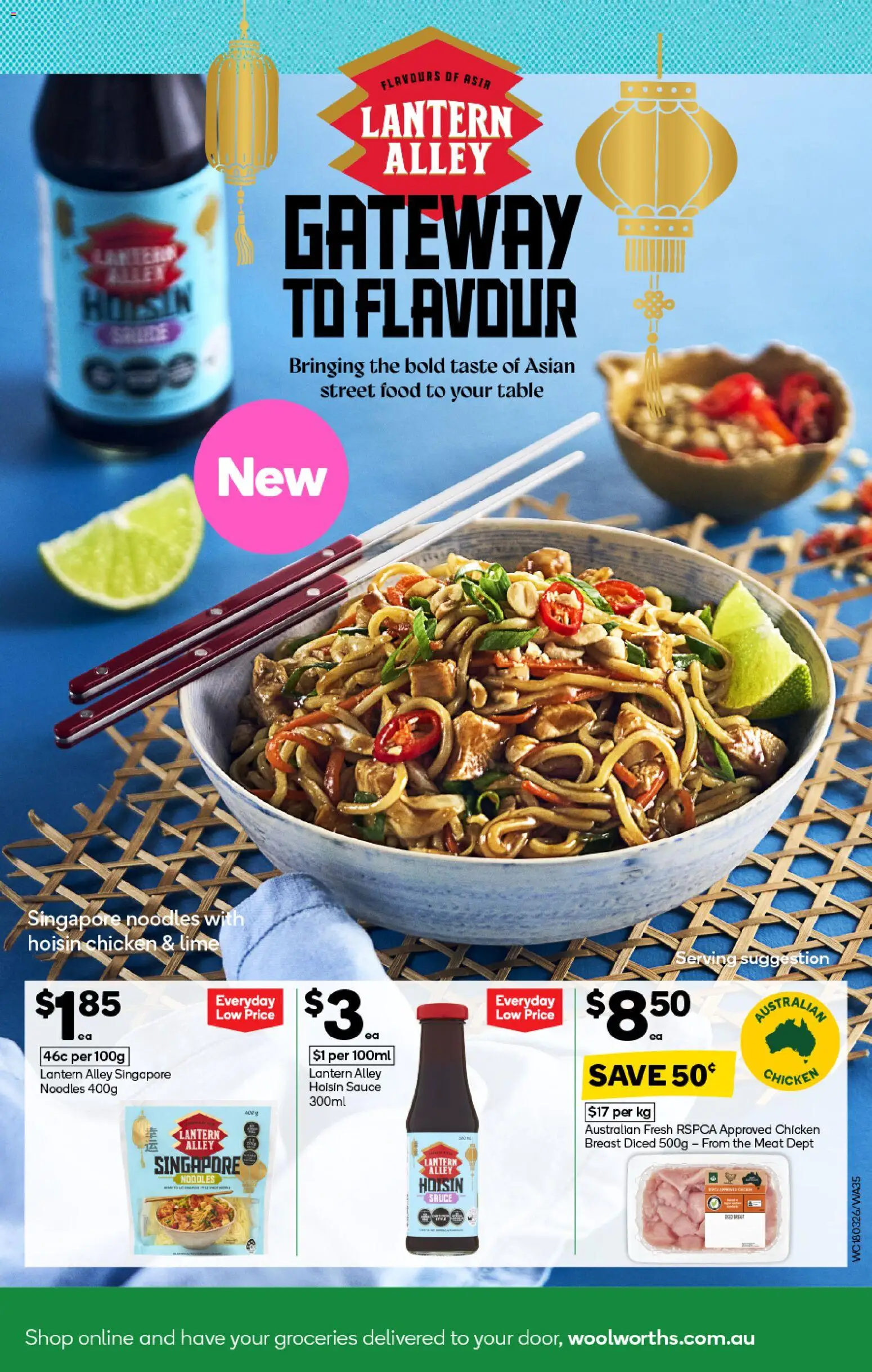Woolworths catalogue - valid from 01.04.2026 | Page: 35 | Products: Table, Chicken, Noodles, Sauce