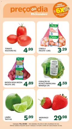 Supermercado Guanabara - Ofertas da semana - Pré-Visualização do folheto da loja Supermercado Guanabara, válido de 19.09.2025
