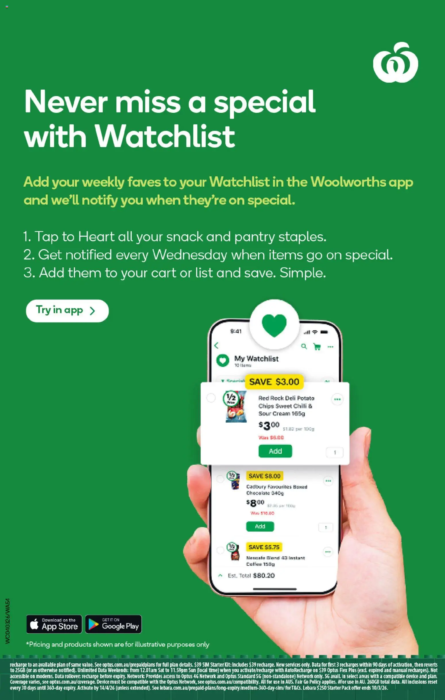 Woolworths catalogue - valid from 04.03.2026 | Page: 54 | Products: Coffee, Cart, Chips, Cream