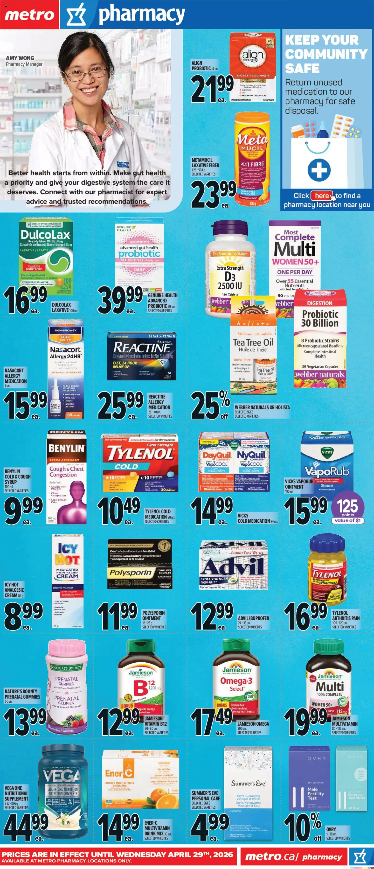 Metro flyer valid from 09.04.2026 | Page: 16 | Products: Tea, Cream, Oil