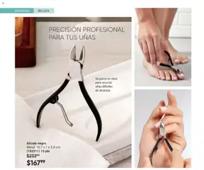 Vista previa de Alicate negro, Metal. 10.7 x 1 x 5.3 cm (192311) 13 pts, nuevo folleto de la tienda, válido en México a partir del 02.04.2026 | Página: 128 | Productos: Alicate