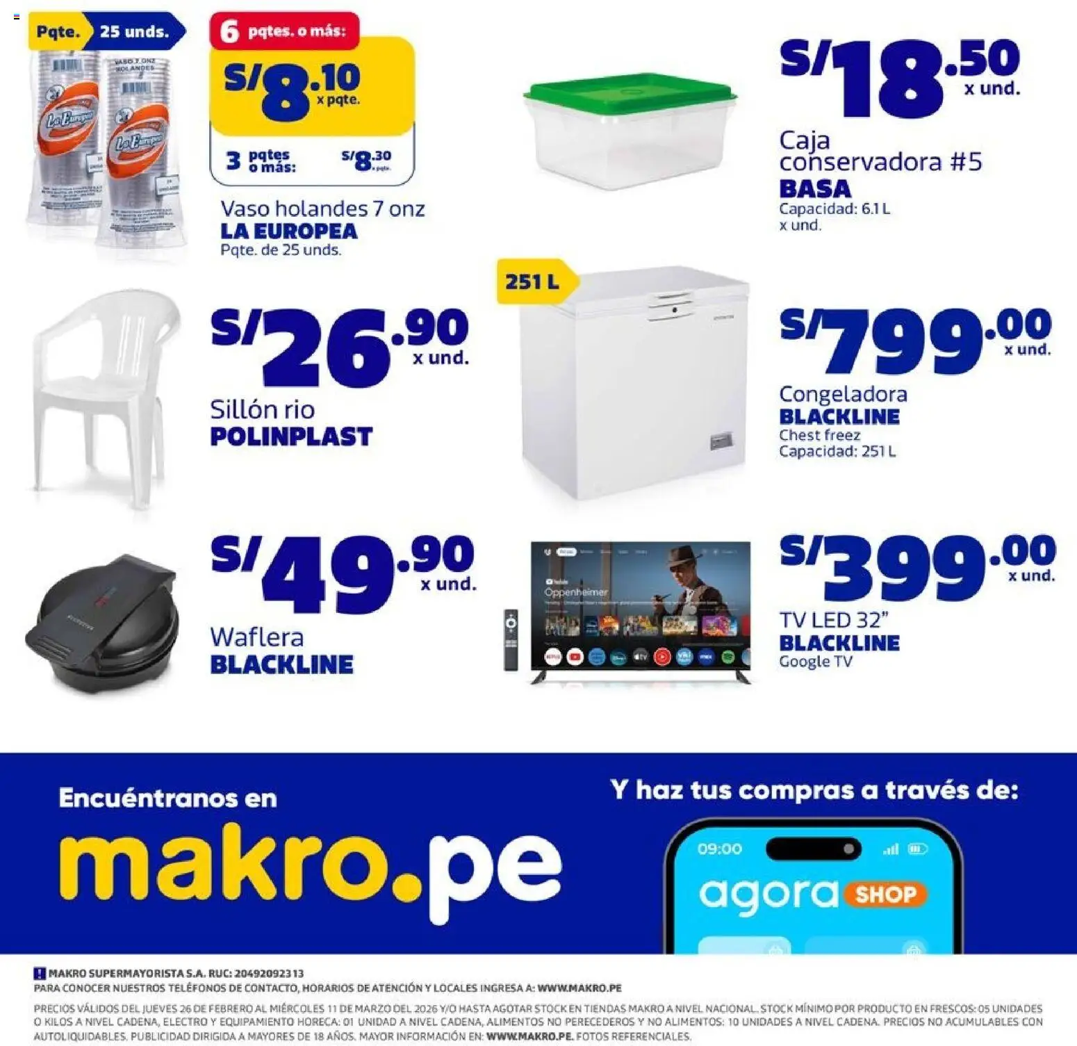 Catálogo Makro válido desde 26.02.2026 | Página: 25 | Productos: Sillón, Caja