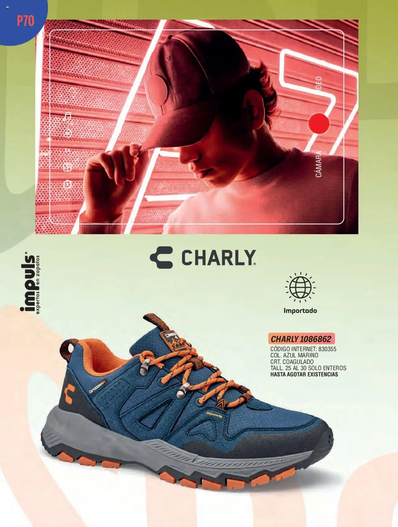 Nuevas ofertas de Impuls válidas en toda la República Mexicana desde el 03.04.2025. ¡Encuentra las mejores ofertas en Impuls catálogo Urbansport! | Página: 72 | Productos: Zapatos, Cámara