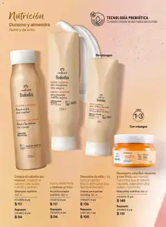 Vista previa de Natura campaña 17 2025, nuevo folleto de la tienda, válido en México a partir del 22.11.2025 | Página: 149 | Productos: Durazno, Crema, Brillo, Acondicionador