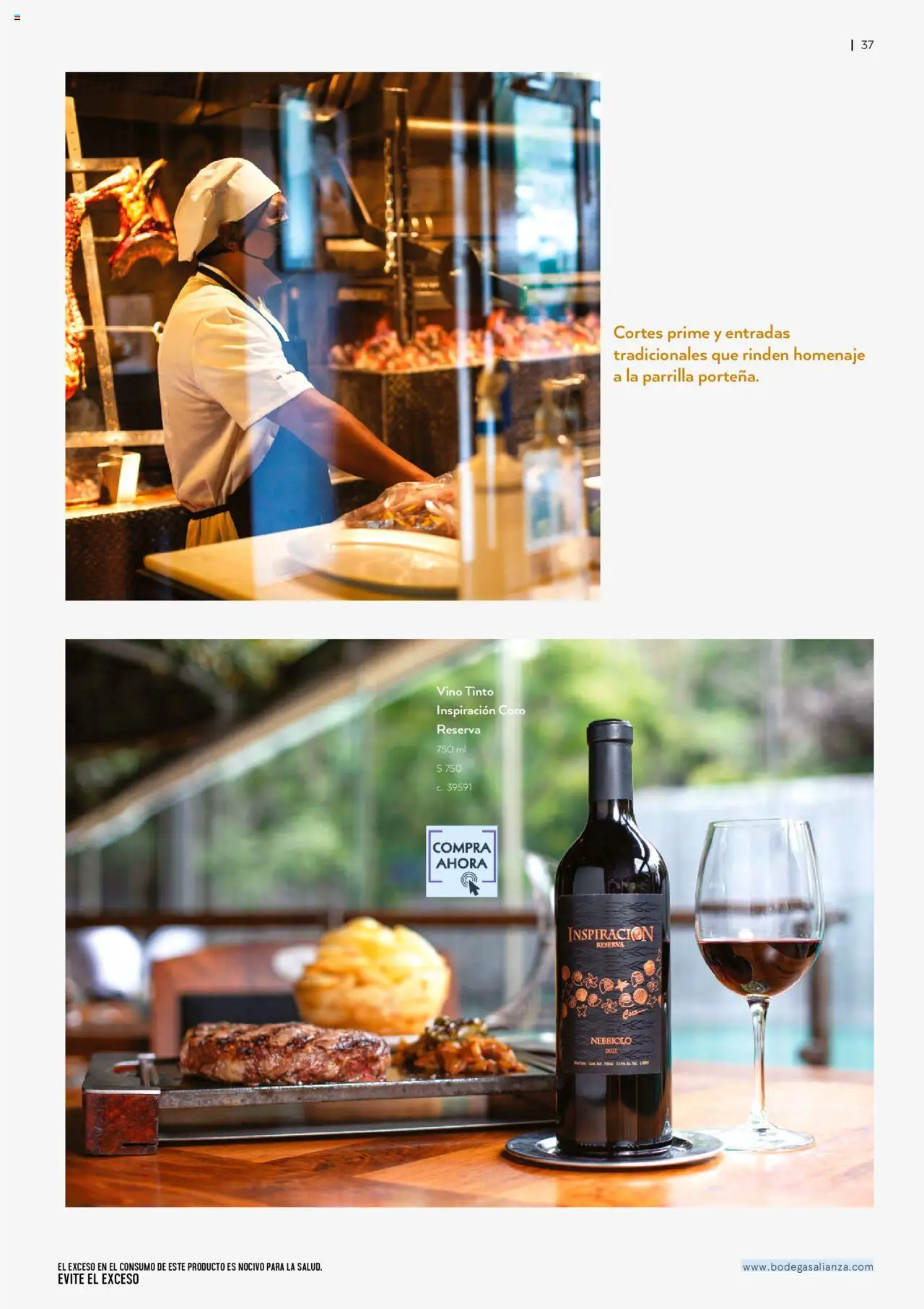 Nuevas ofertas de Bodegas Alianza válidas en toda la República Mexicana desde el 01.10.2025. ¡Encuentra las mejores ofertas en Bodegas Alianza - Catálogo Cava Morada! | Página: 39 | Productos: Parrilla, Vino