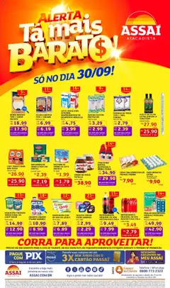 Encarte Assaí Atacadista - SP - Pré-Visualização do folheto da loja Assaí Atacadista, válido de 30.09.2025