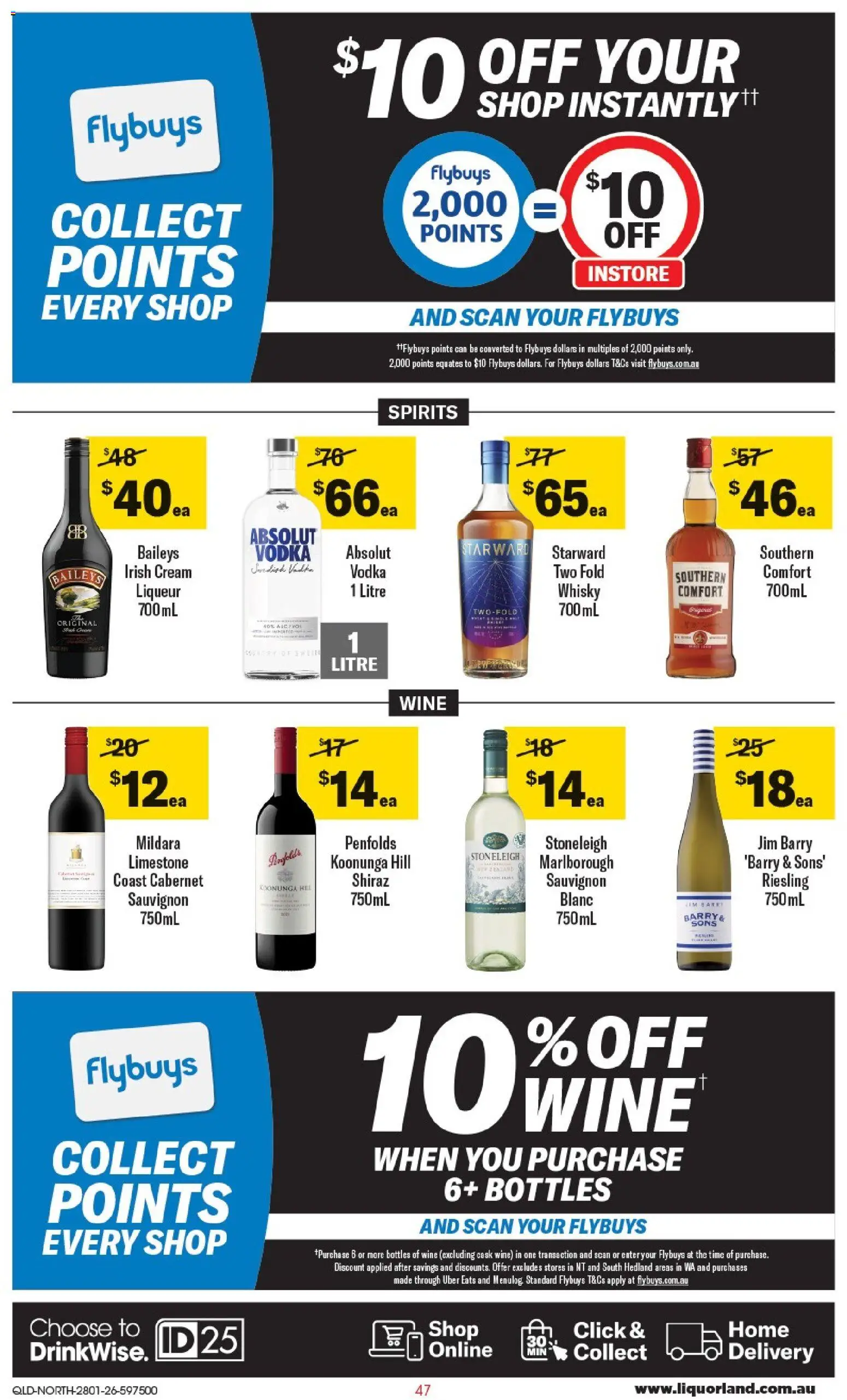 Coles catalogue - valid from 28.01.2026 | Page: 48 | Products: Wine, Cream, Vodka