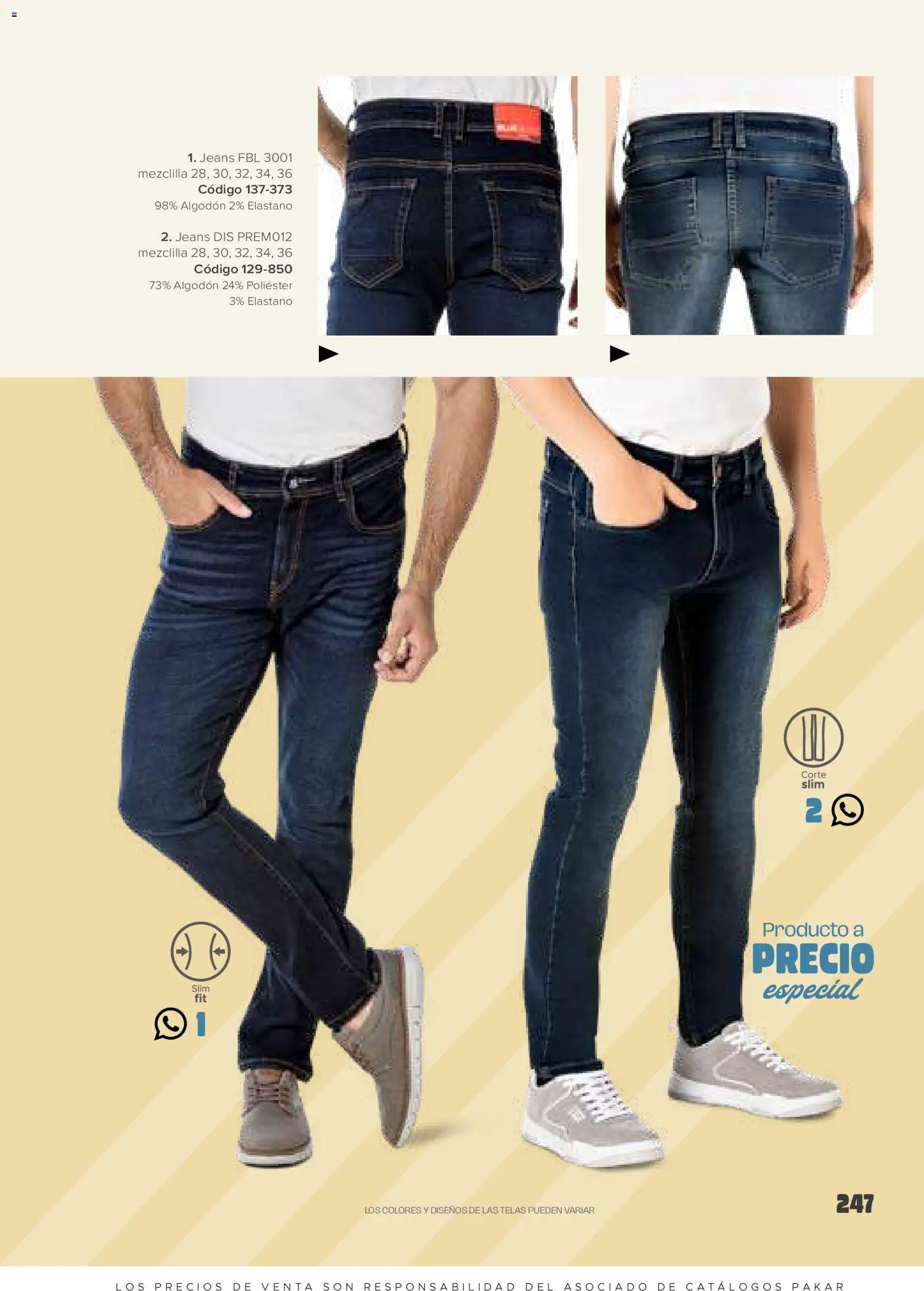 Nuevas ofertas de SC Pakar válidas en toda la República Mexicana desde el 30.01.2026. ¡Encuentra las mejores ofertas en SC Pakar catálogo Ropa! | Página: 247 | Productos: Algodón