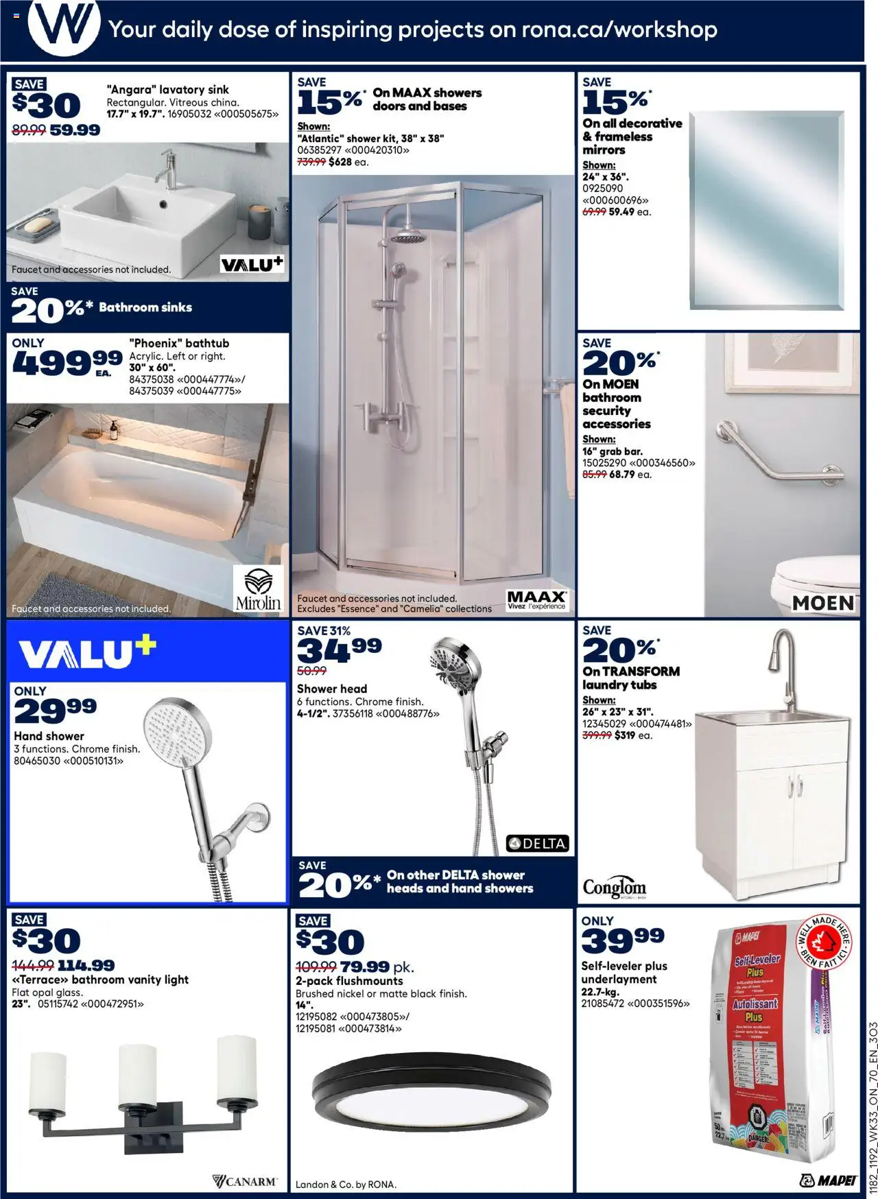 Rona flyer valid from 11.09.2025 | Page: 14 | Products: Shower