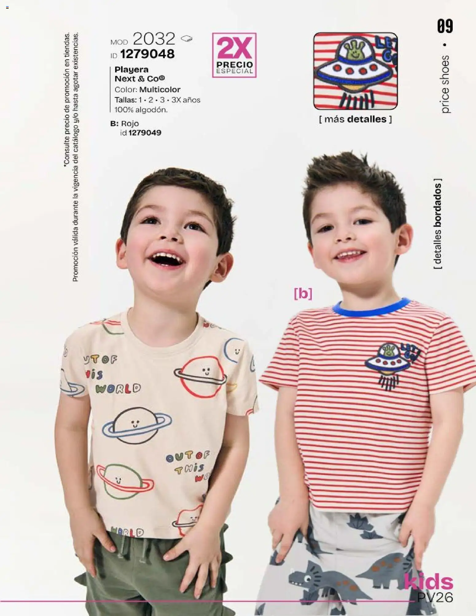 Nuevas ofertas de Price Shoes válidas en toda la República Mexicana desde el 01.04.2026. ¡Encuentra las mejores ofertas en Price Shoes catálogo Kids! | Página: 9