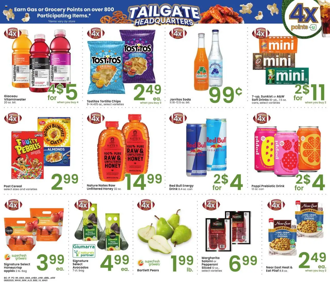 Albertsons Big Book of Savings - valid from 30.09.2025 | Page: 15 | Products: Salami, Apples, Raspberry, Bag
