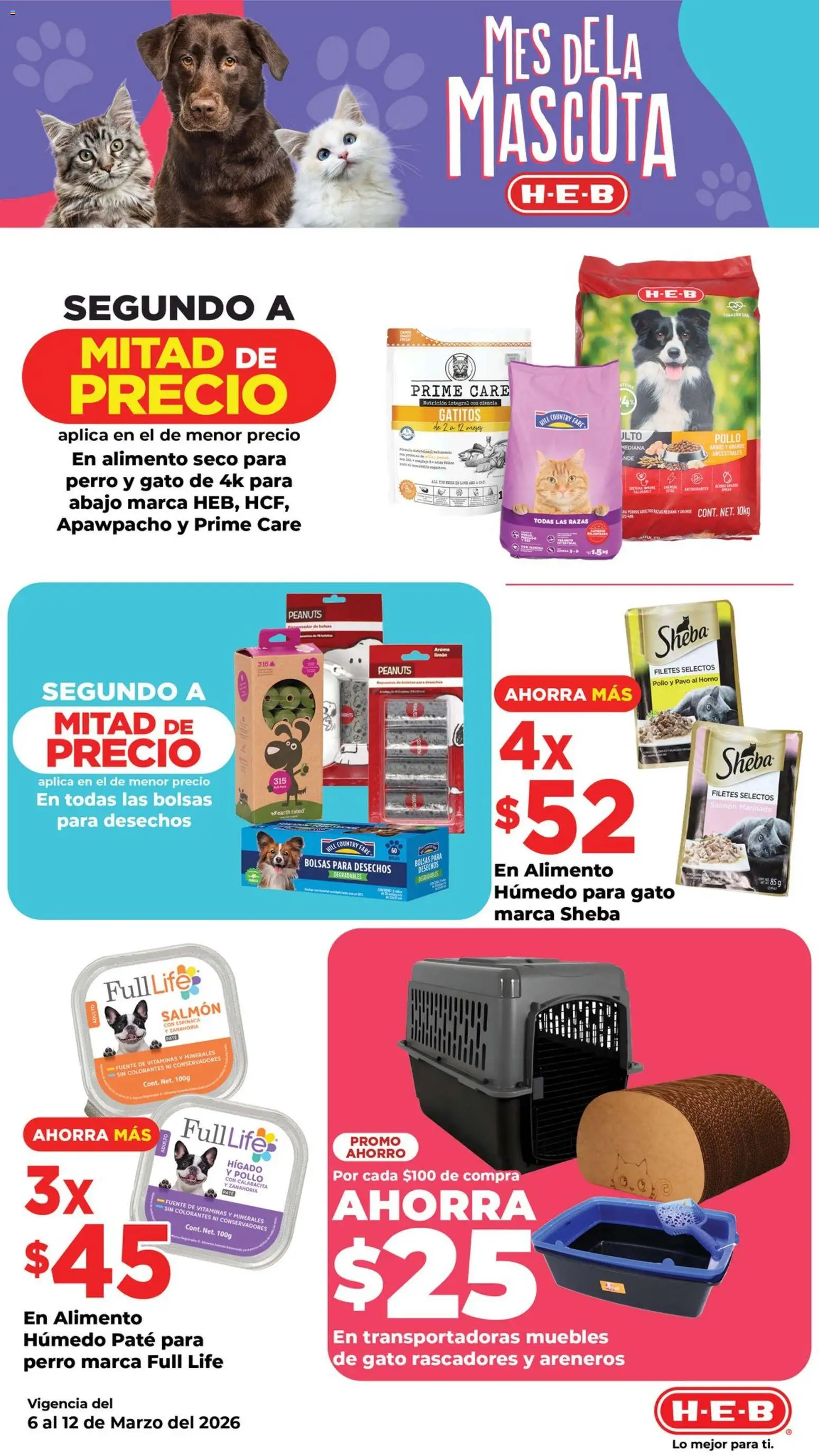 Nuevas ofertas de H-E-B válidas en toda la República Mexicana desde el 06.03.2026. ¡Encuentra las mejores ofertas en H-E-B folleto! | Página: 11 | Productos: Horno, Arroz, Espinaca, Zanahoria