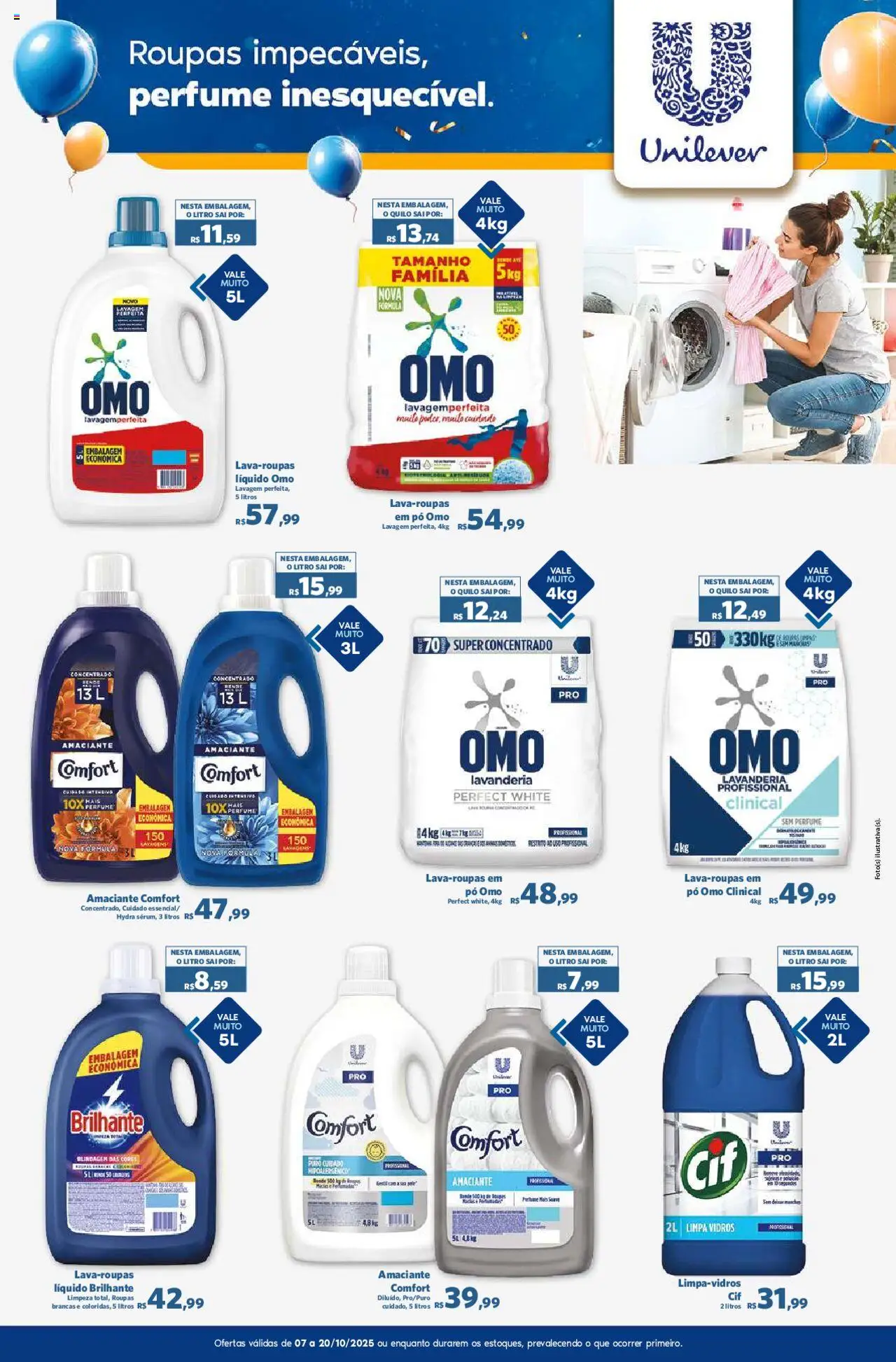 Sam's Club Folheto - válido de 07.10.2025 | Página: 14 | Produtos: Perfume, Roupas, Limpa vidros, Amaciante