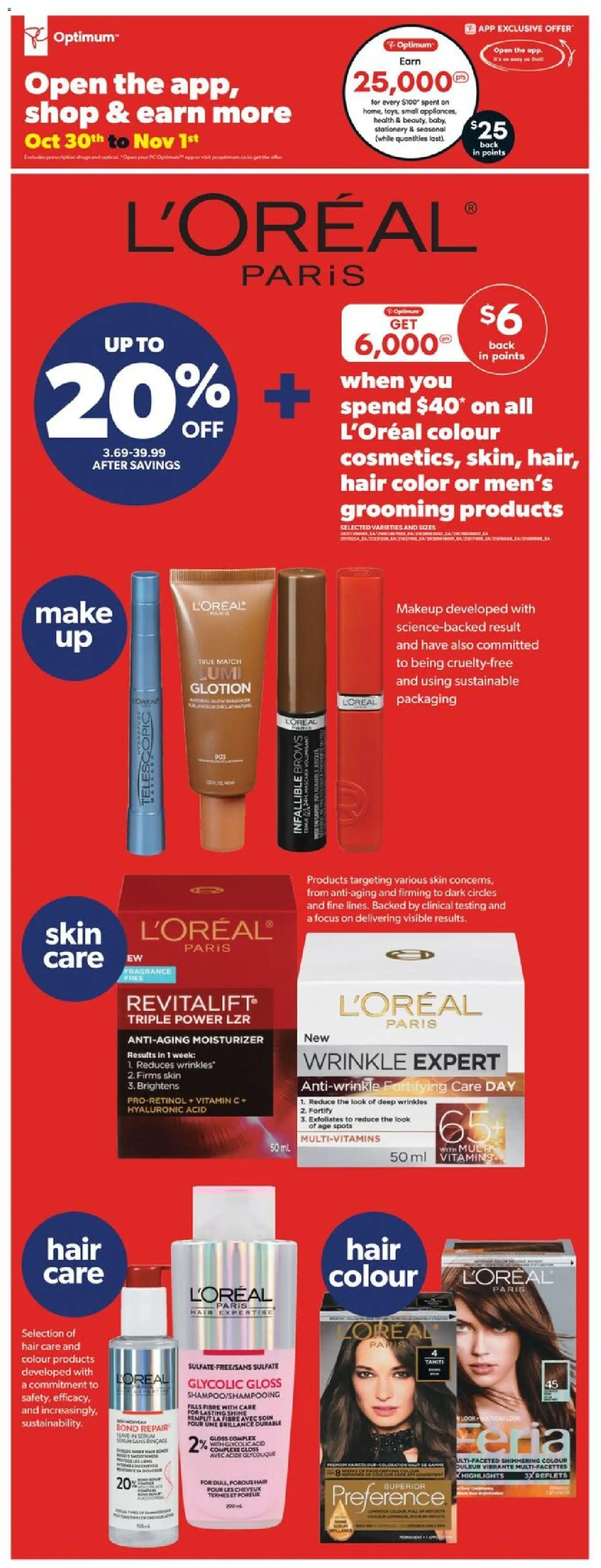 Real Canadian Superstore flyer valid from 30.10.2025 | Page: 32 | Products: Fragrance, Hair color
