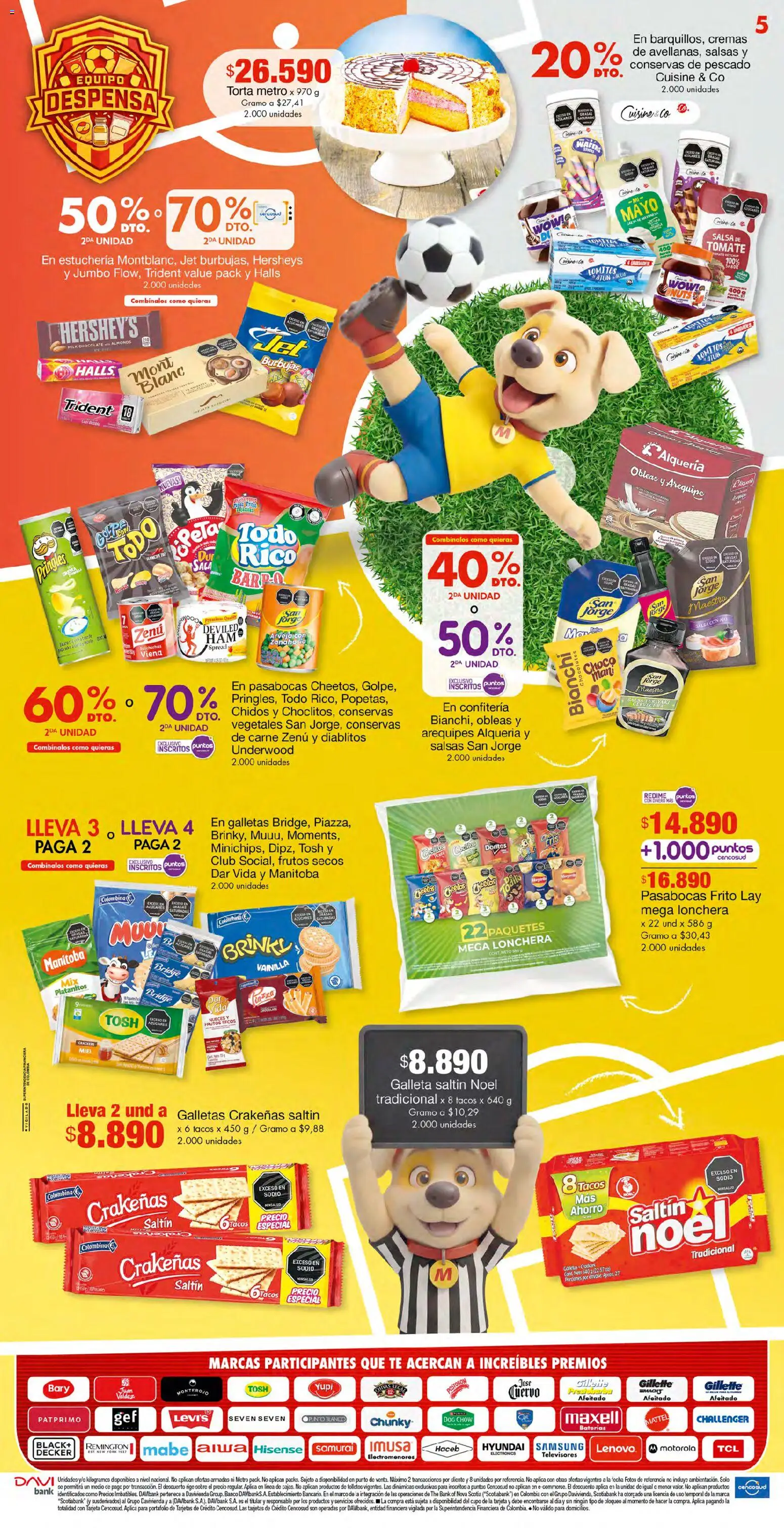 Metro revista - valida desde el 17.04.2026 | Página: 5 | Productos: Salsa de tomate, Arequipe, Sobre, Mani