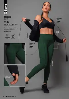 Vista previa de Ilusión catálogo Primavera, nuevo folleto de la tienda, válido en México a partir del 01.04.2026 | Página: 22 | Productos: Leggings, Bolsa, Chamarra