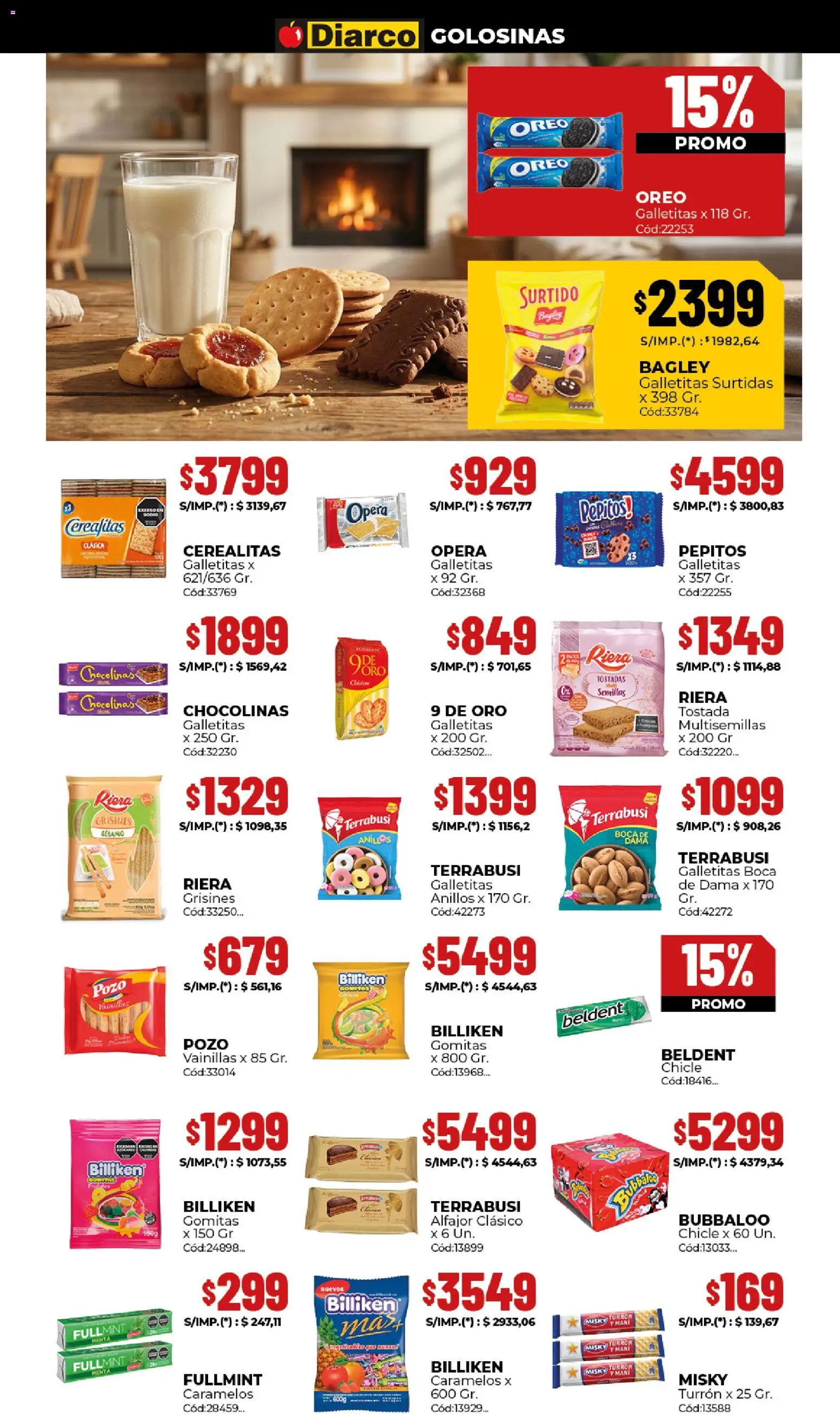 Diarco ofertas │ válido desde el 16.03.2026 | Página: 5 | Productos: Gomitas, Chicle, Alfajor, Golosinas