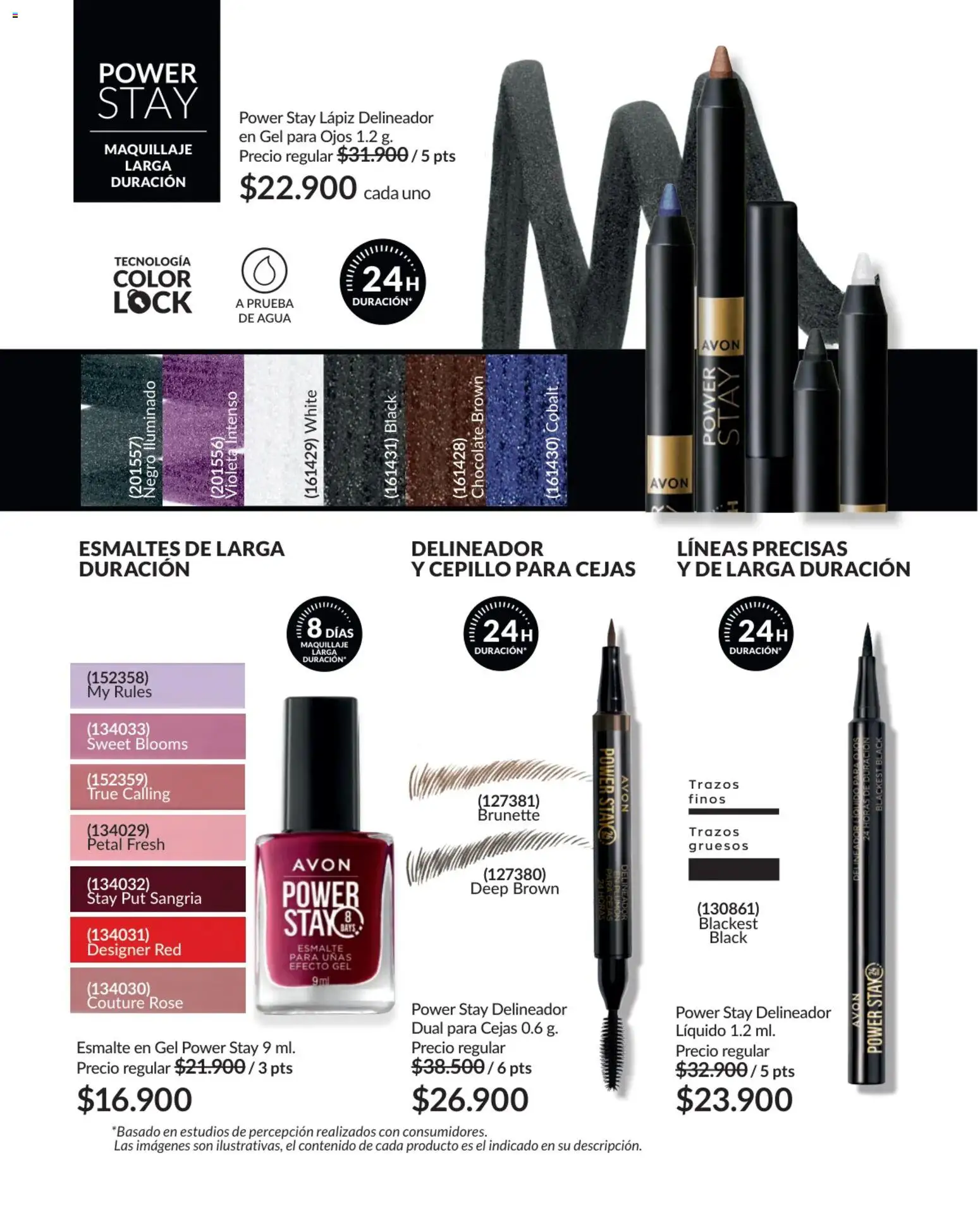 Avon revista - valida desde el 25.02.2026 | Página: 23 | Productos: Agua, Cepillo, Delineador, Chocolate