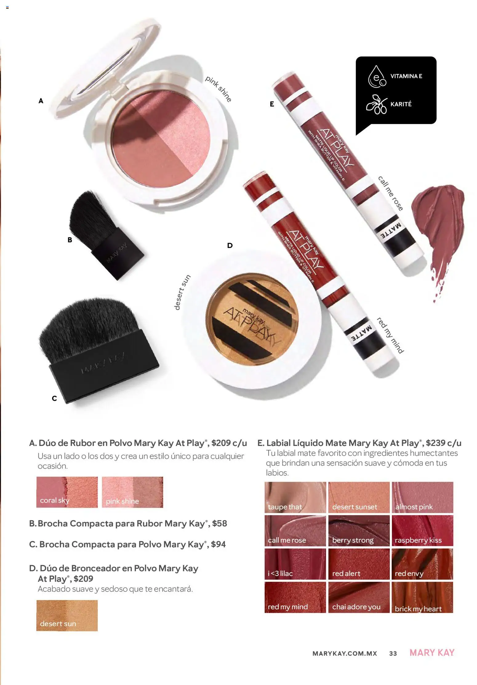 Nuevas ofertas de Mary Kay válidas en toda la República Mexicana desde el 01.03.2026. ¡Encuentra las mejores ofertas en Mary Kay catálogo! | Página: 33