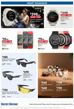 Preview of Harvey Norman Hot Deals - valid from 06.03.2026 | Page: 32 | Products: Battery, Accessories, Glasses, Watch