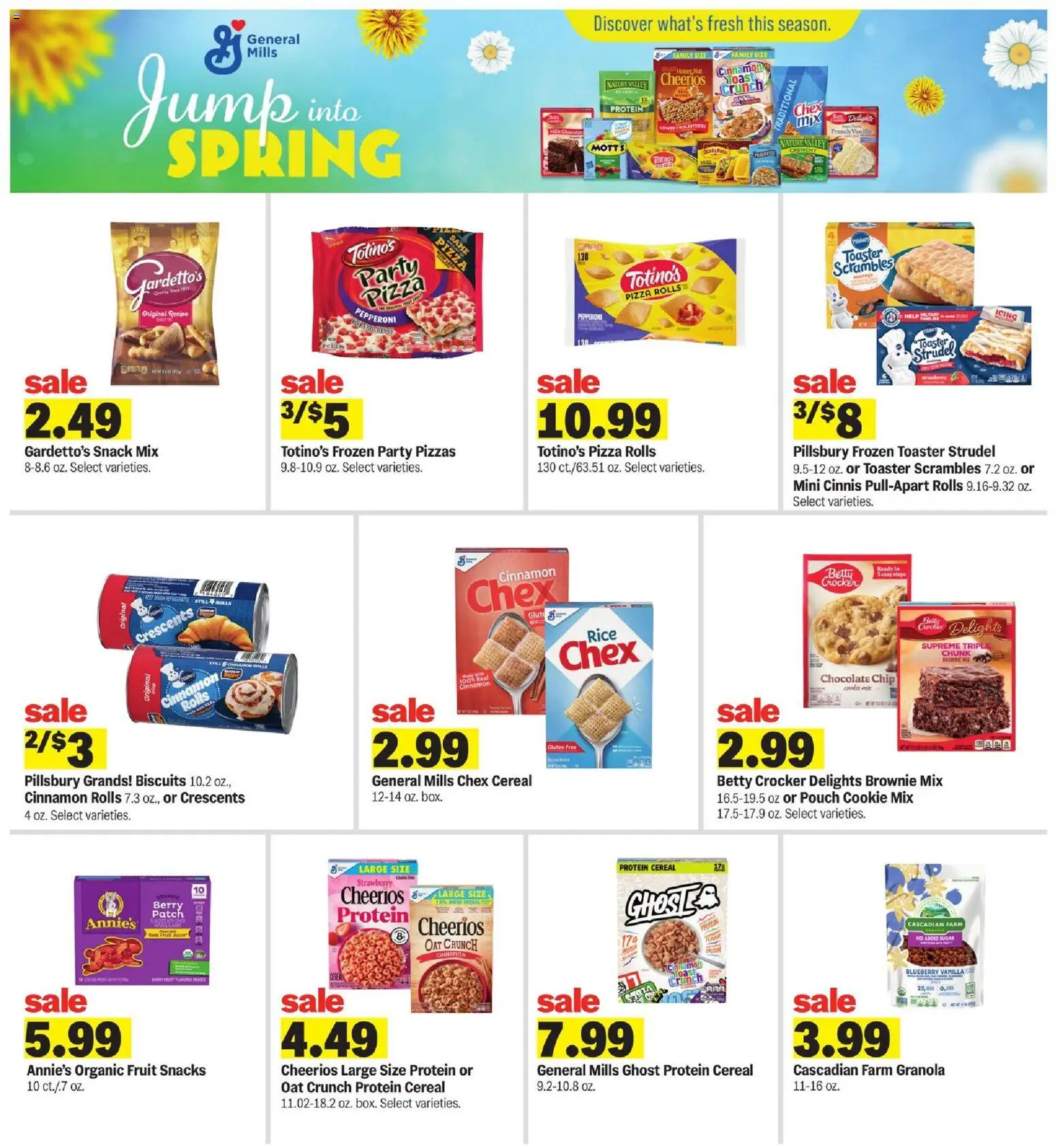 Meijer Weekly Ad - valid from 11.03.2026 | Page: 37 | Products: Milk, Pizza, Juice, Chocolate Chip