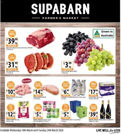 Preview of Supabarn catalogue  - valid from 18.03.2026
