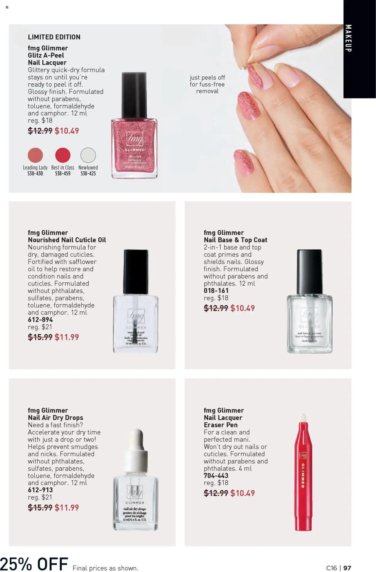 Avon flyer valid from 31.07.2025 | Page: 97 | Products: Nail polish, Oil, Coat