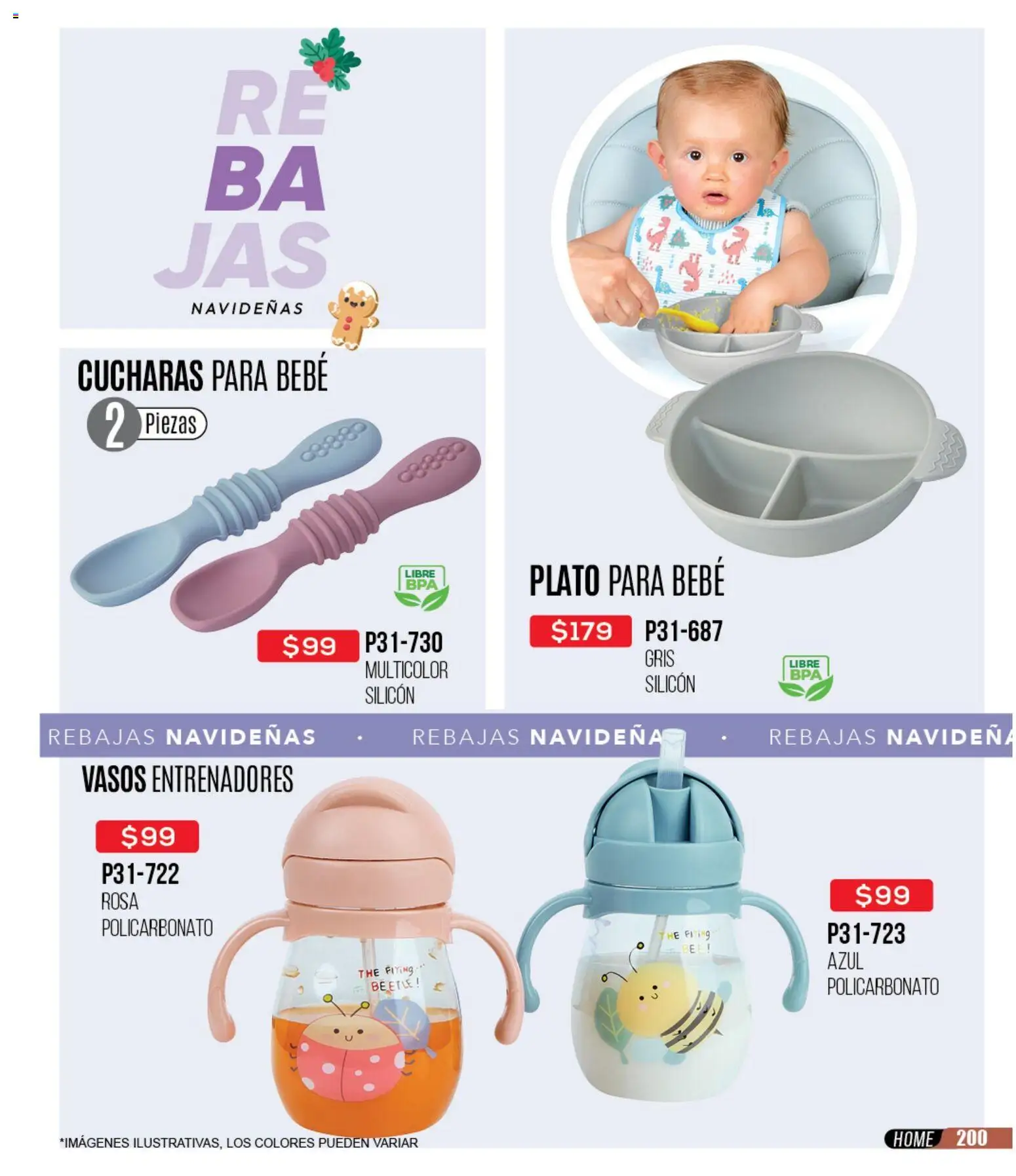 Nuevas ofertas de Cklass válidas en toda la República Mexicana desde el 30.11.2025. ¡Encuentra las mejores ofertas en Cklass catálogo Rebajas Navideñas Ropa! | Página: 201 | Productos: Vasos