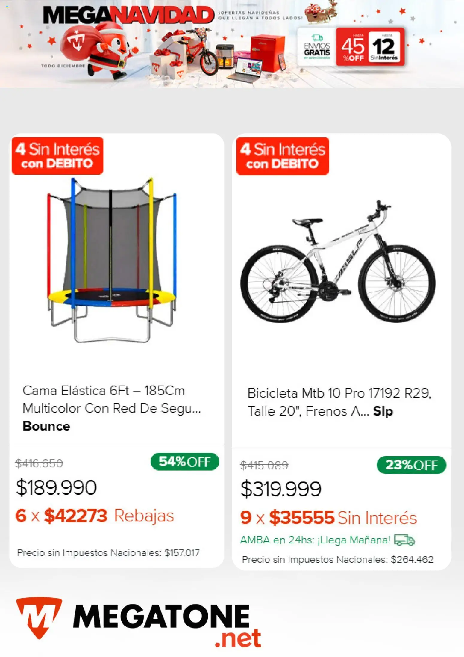 Megatone Black Friday │ válido desde el 11.12.2025 | Página: 3 | Productos: Cama elástica, Cama