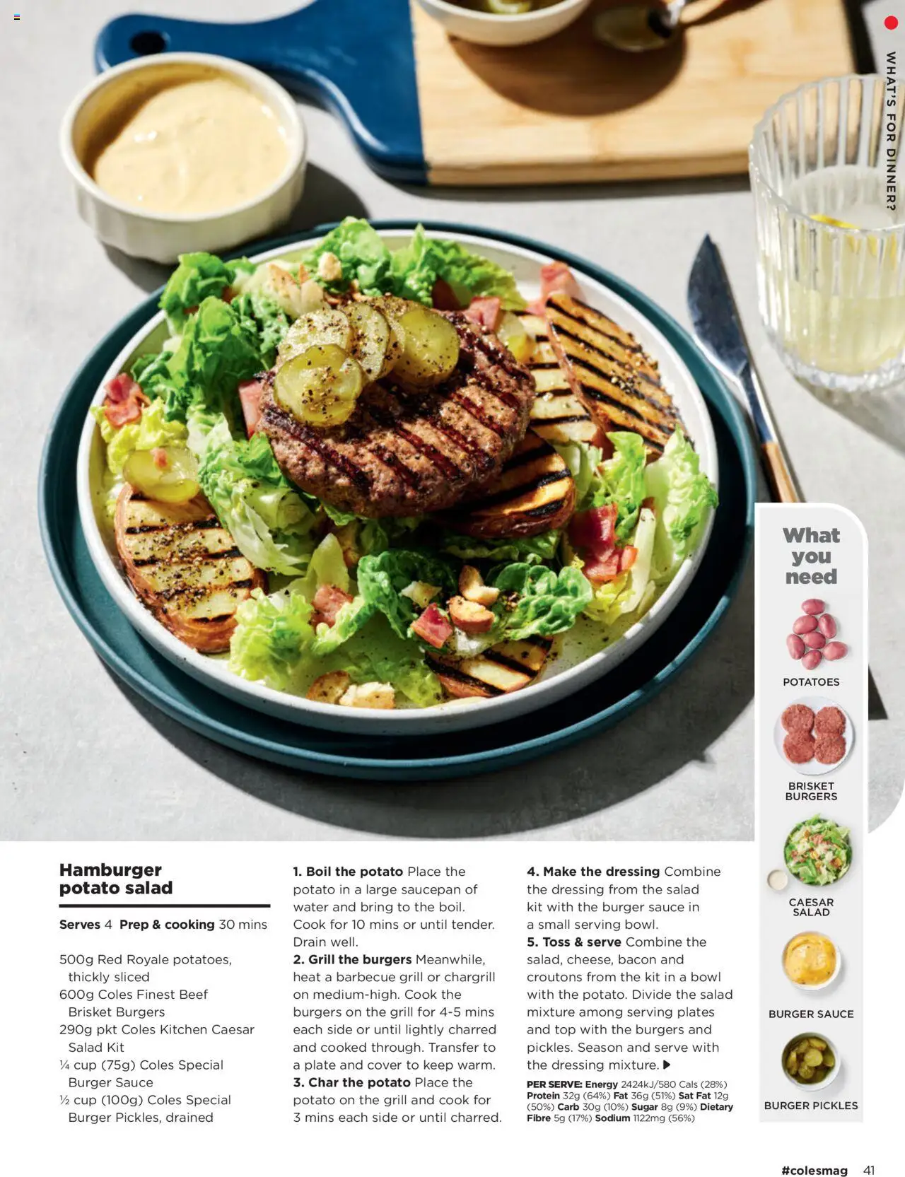 Coles catalogue - valid from 06.10.2025 | Page: 41 | Products: Bacon, Potatoes, Sauce, Sugar