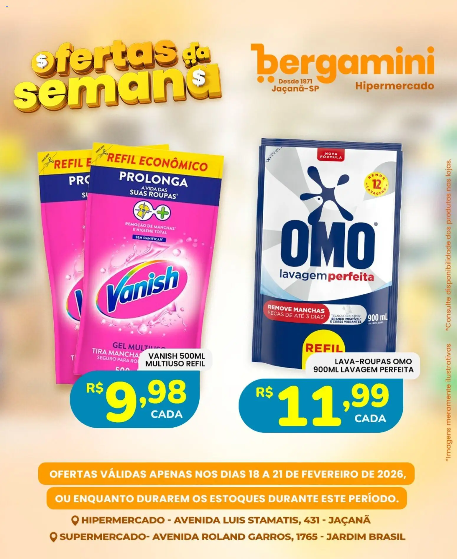 Supermercado Bergamini Folheto - válido de 18.02.2026 | Página: 7 | Produtos: Vanish