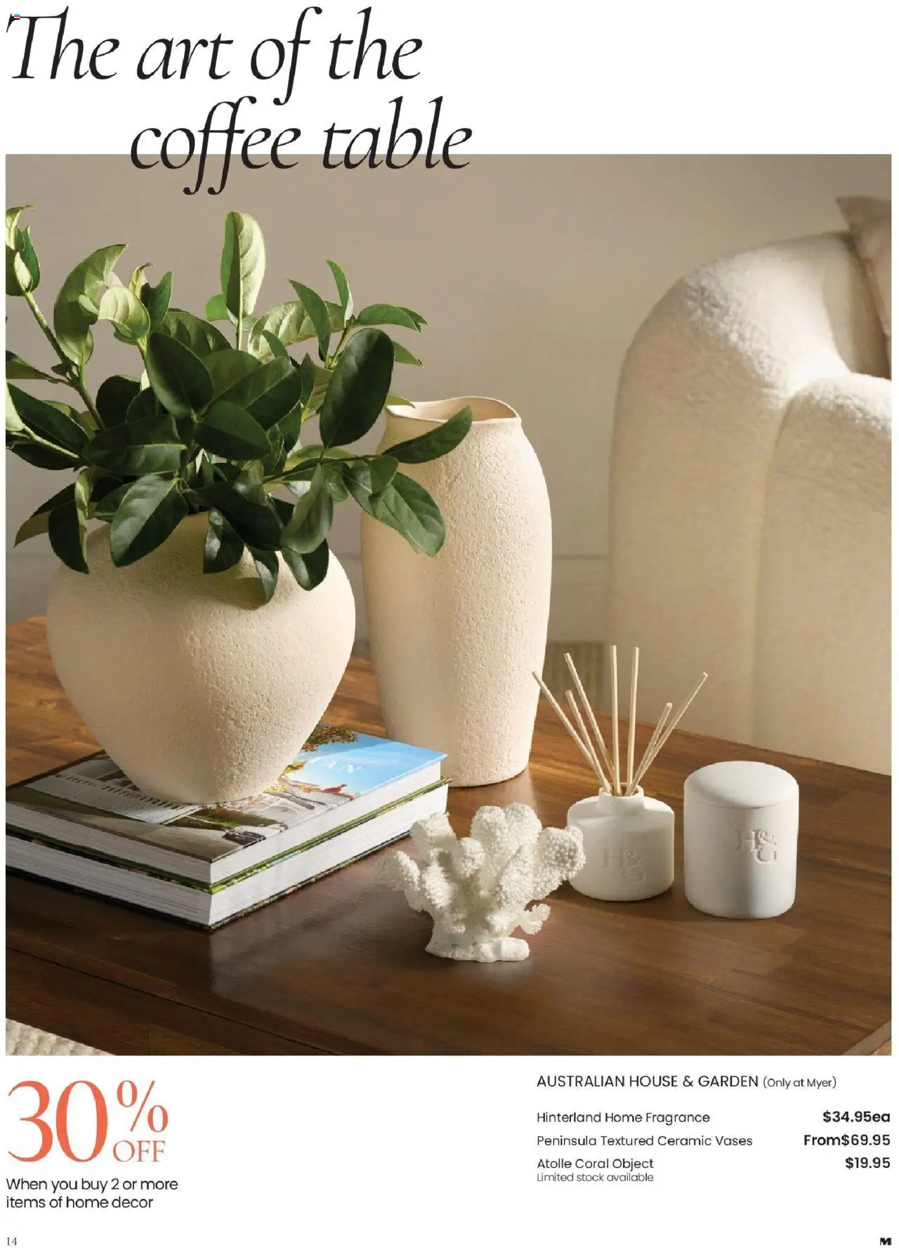 Myer catalogue - valid from 04.08.2025 | Page: 14 | Products: Table, Decor, Fragrance, Coffee