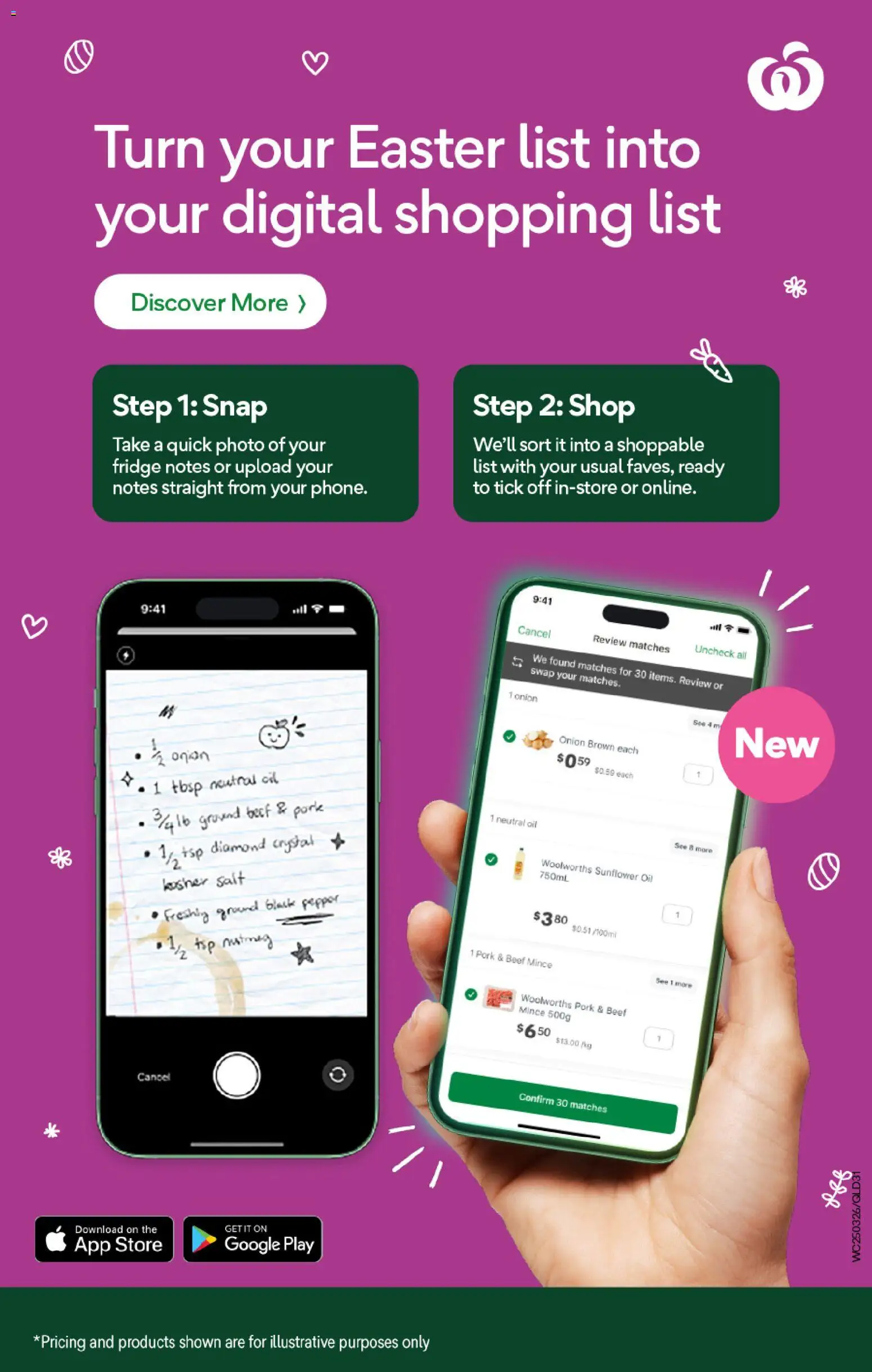 Woolworths catalogue - valid from 25.03.2026 | Page: 31 | Products: Diamond, Pork, Digital, Fridge