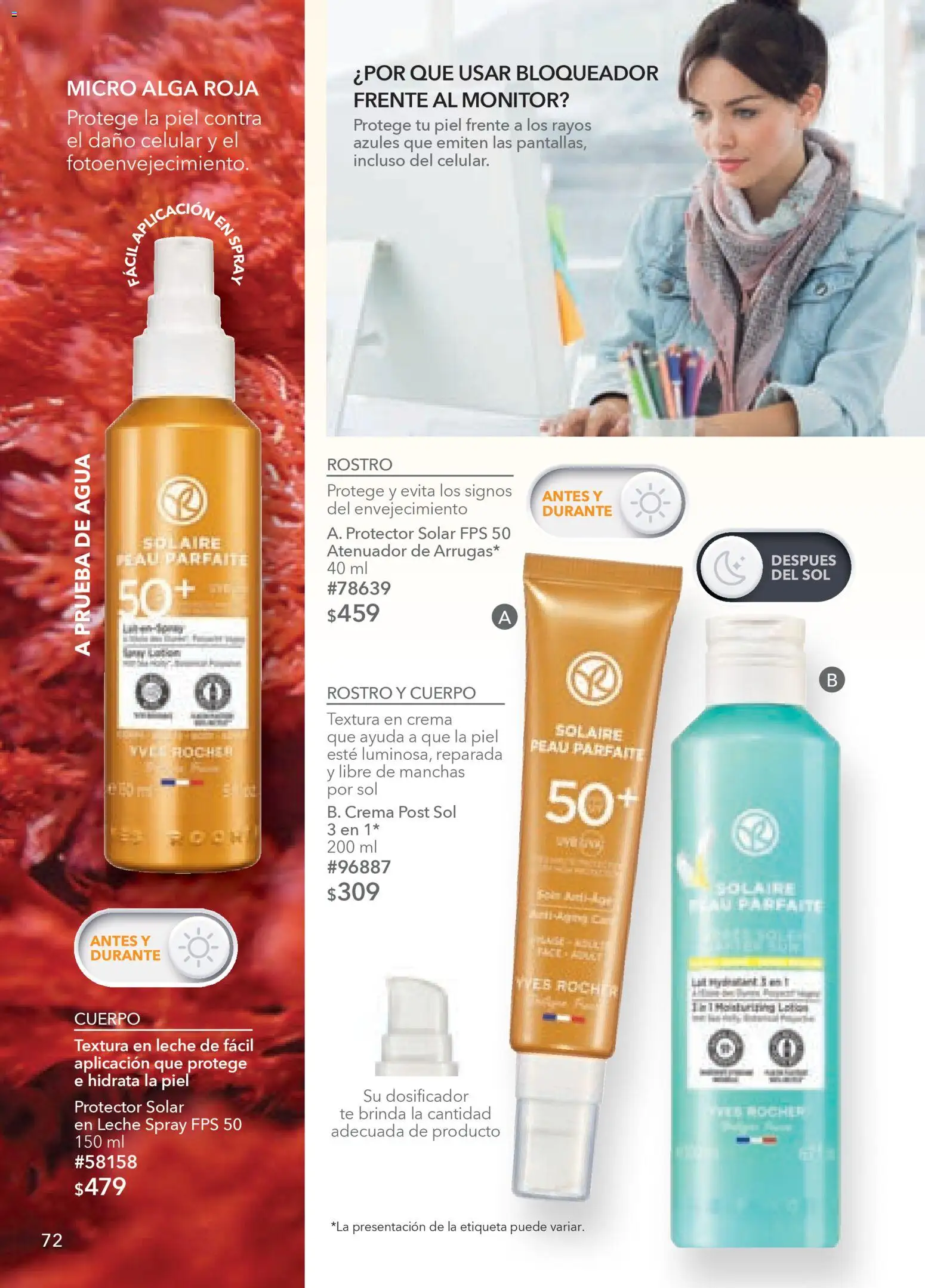 Nuevas ofertas de Yves Rocher válidas en toda la República Mexicana desde el 03.03.2026. ¡Encuentra las mejores ofertas en Yves Rocher campaña 4 2026! | Página: 74 | Productos: Leche, Atenuador, Monitor, Té