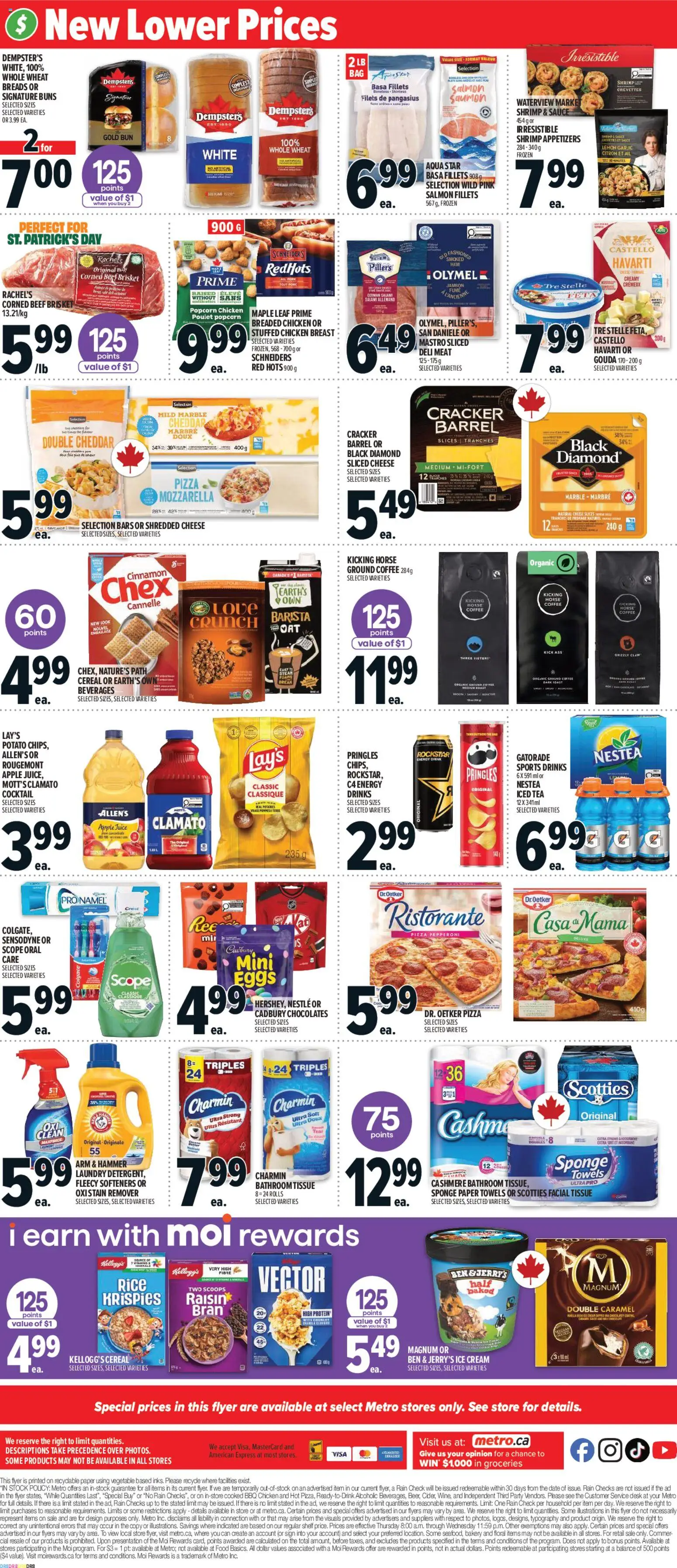 Metro flyer valid from 12.03.2026 | Page: 4 | Products: Rice, Beef, Cream, Salami