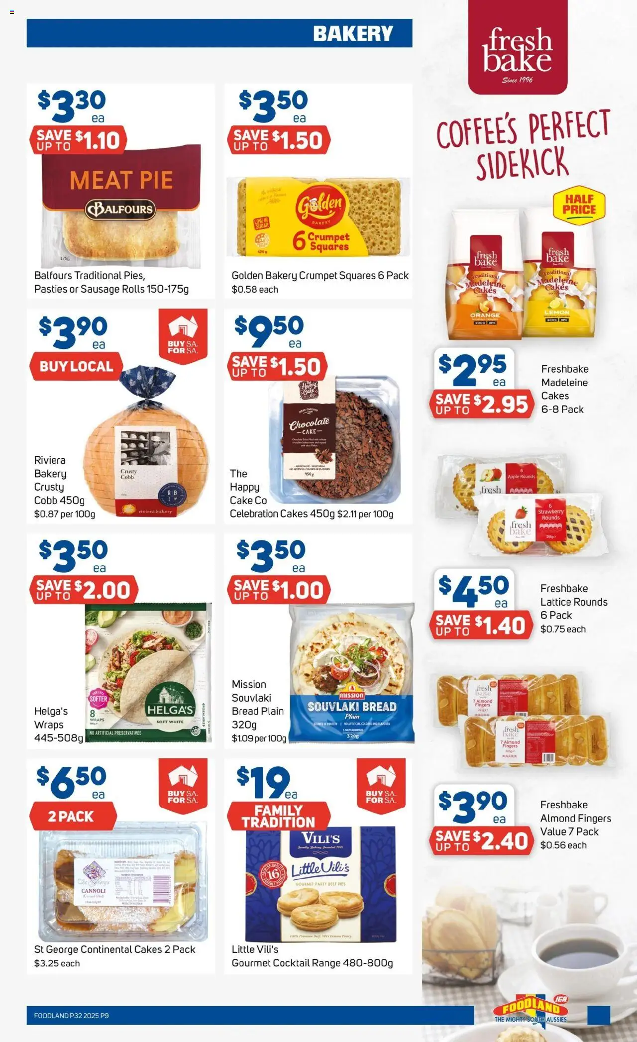 Foodland catalogue - valid from 06.08.2025 | Page: 9 | Products: Bread, Chocolate, Beef, Sausage