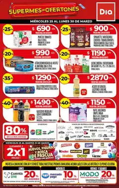 Vista previa Supermercado DIA Ofertas válido desde el 25.03.2026