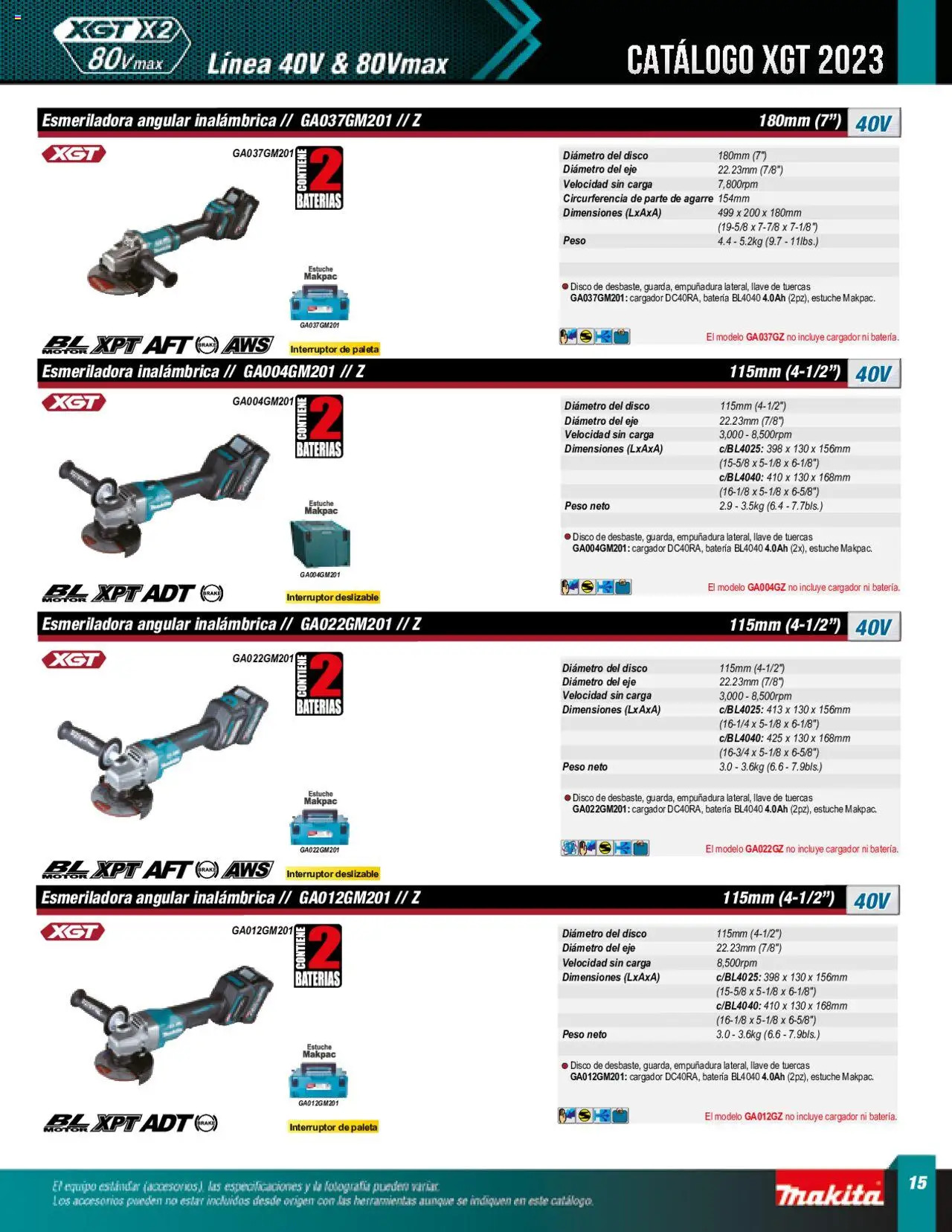 Nuevas ofertas de Makita válidas en toda la República Mexicana desde el 16.03.2023. ¡Encuentra las mejores ofertas en Makita Líneas de Ensamble! | Página: 17