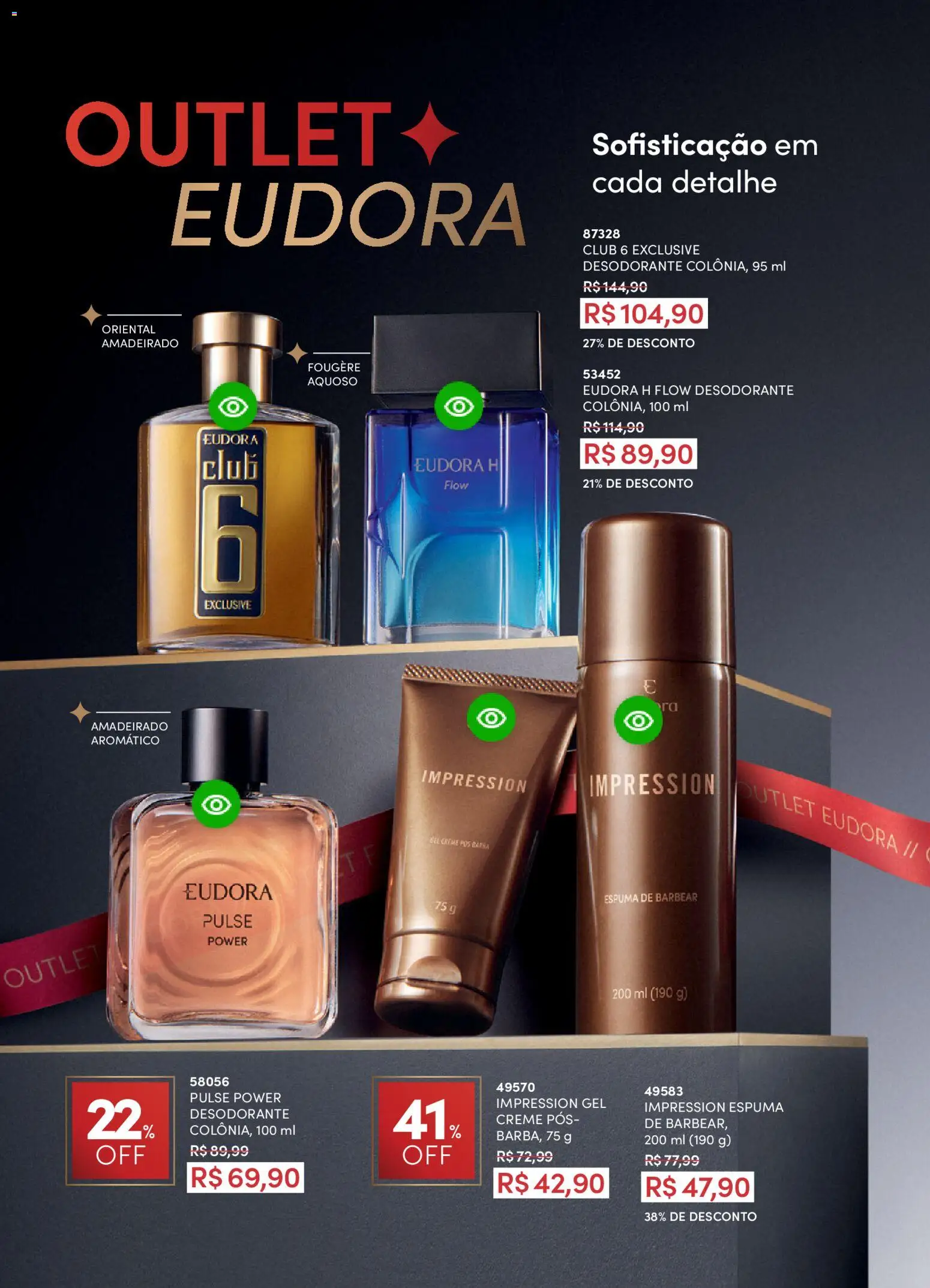 Eudora Folheto - válido de 17.12.2025 | Página: 19 | Produtos: Espuma de barbear, Desodorante, Creme